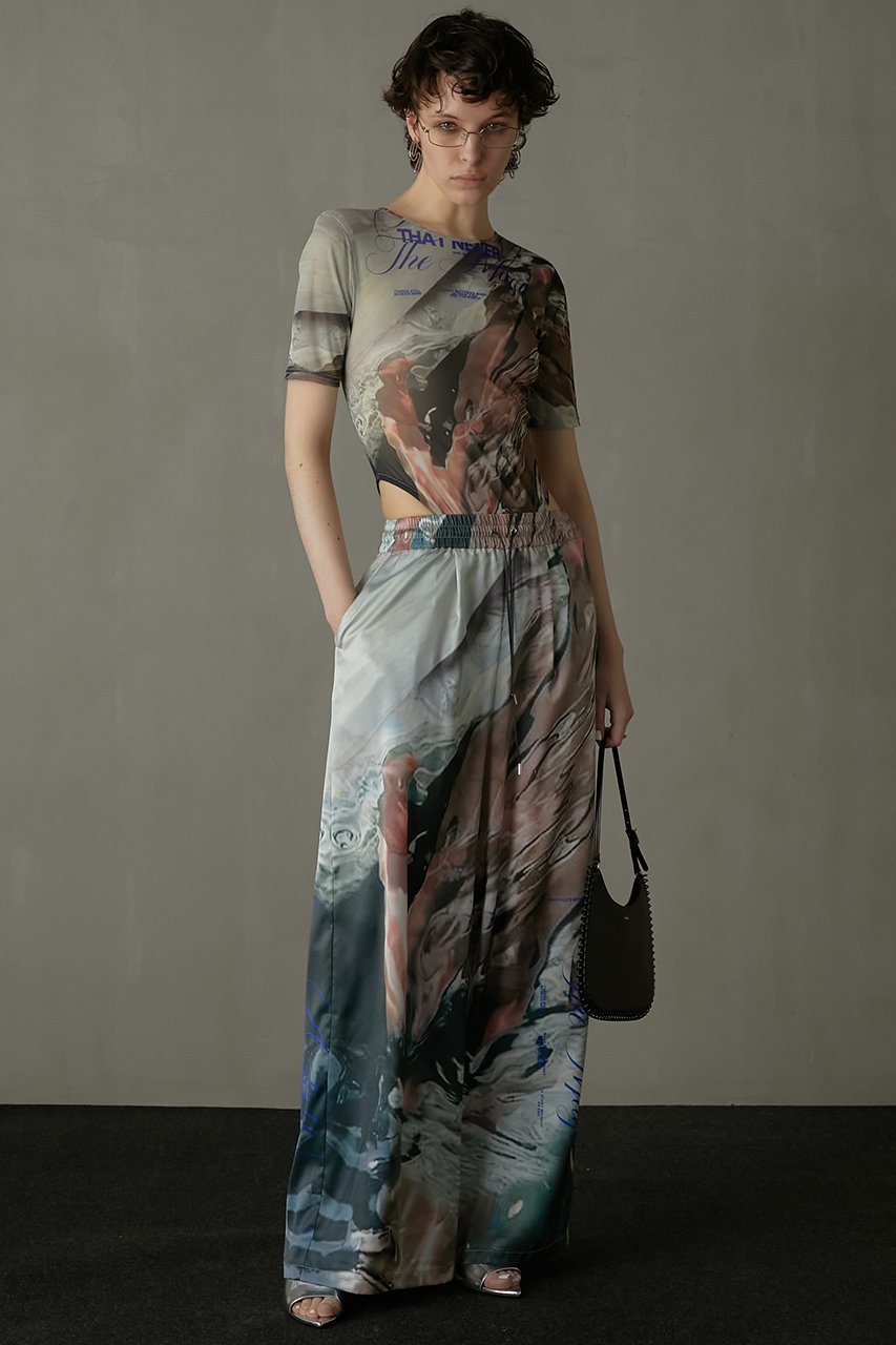 【プランク プロジェクト/PRANK PROJECT】のマルチプリントチュールボディスーツ / Multi Printed Tulle Bodysuit 人気、トレンドファッション・服の通販 founy(ファニー) 　ファッション　Fashion　レディースファッション　Fashion for Women　トップス・カットソー　Cut & Sew Tops　シャツ・ブラウス・オフィスカジュアル　Elegant Blouses & Button-Ups　ロングTシャツ・Tシャツ　Longline T-Shirts & Tees　カットソー・ベーシックTシャツ　Cut-and-Sewn Tops / Stretch Tees & Basics　グラフィック　Graphic, Graphic Design　ショート　Short, Short Length　スリーブ　Sleeve, Long Sleeve / Short Sleeve　プリント　Print, Printed Pattern　other-8|ID: prp329100004928703 ipo3291000000036985969