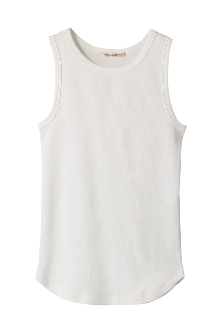 【デザイン ワークス/DESIGN WORKS】のベアテレコタンクトップ 人気、トレンドファッション・服の通販 founy(ファニー) 　ファッション　Fashion　レディースファッション　Fashion for Women　トップス・カットソー　Cut & Sew Tops　キャミソール&ノースリーブ　Camisoles & Sleeveless Tops　シャツ・ブラウス・オフィスカジュアル　Elegant Blouses & Button-Ups　ロングTシャツ・Tシャツ　Longline T-Shirts & Tees　カットソー・ベーシックTシャツ　Cut-and-Sewn Tops / Stretch Tees & Basics　インナー　Innerwear　キャミソール　Camisole, Spaghetti Strap Top　シンプル　Simple, Minimal　タンク　Tank Top, Sleeveless Top　テレコ　Ribbed, Rib Stitch　ベーシック　Basic, Essential　夏　Summer　春　Spring　S/S・春夏　SS, Spring/Summer, Warm Season　 other-1|ID: prp329100004928721 ipo3291000000036986184