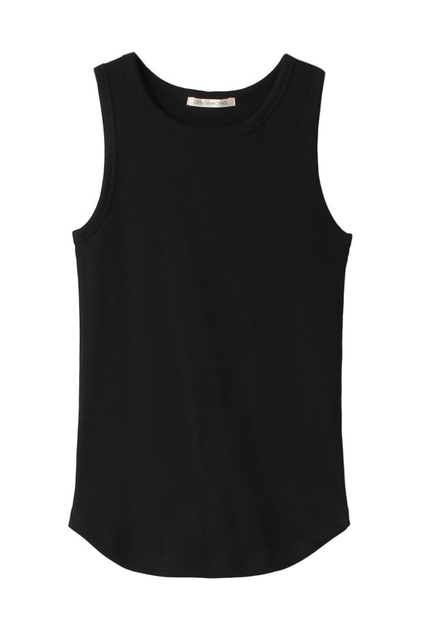 【デザイン ワークス/DESIGN WORKS】のベアテレコタンクトップ インテリア・キッズ・メンズ・レディースファッション・服の通販 founy(ファニー) 　ファッション　Fashion　レディースファッション　Fashion for Women　トップス・カットソー　Cut & Sew Tops　キャミソール&ノースリーブ　Camisoles & Sleeveless Tops　シャツ・ブラウス・オフィスカジュアル　Elegant Blouses & Button-Ups　ロングTシャツ・Tシャツ　Longline T-Shirts & Tees　カットソー・ベーシックTシャツ　Cut-and-Sewn Tops / Stretch Tees & Basics　インナー　Innerwear　キャミソール　Camisole, Spaghetti Strap Top　シンプル　Simple, Minimal　タンク　Tank Top, Sleeveless Top　テレコ　Ribbed, Rib Stitch　ベーシック　Basic, Essential　夏　Summer　春　Spring　S/S・春夏　SS, Spring/Summer, Warm Season　ブラック|ID: prp329100004928721 ipo3291000000036986187