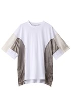 【ナゴンスタンス/nagonstans】のMix Fabric Combi T/SH Tシャツ Salt|ID: prp329100004928747 ipo3291000000036986620