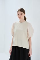 【ランバン オン ブルー/LANVIN en Bleu】の袖布帛コンビカットソー ベージュ|ID: prp329100004928749 ipo3291000000036986671