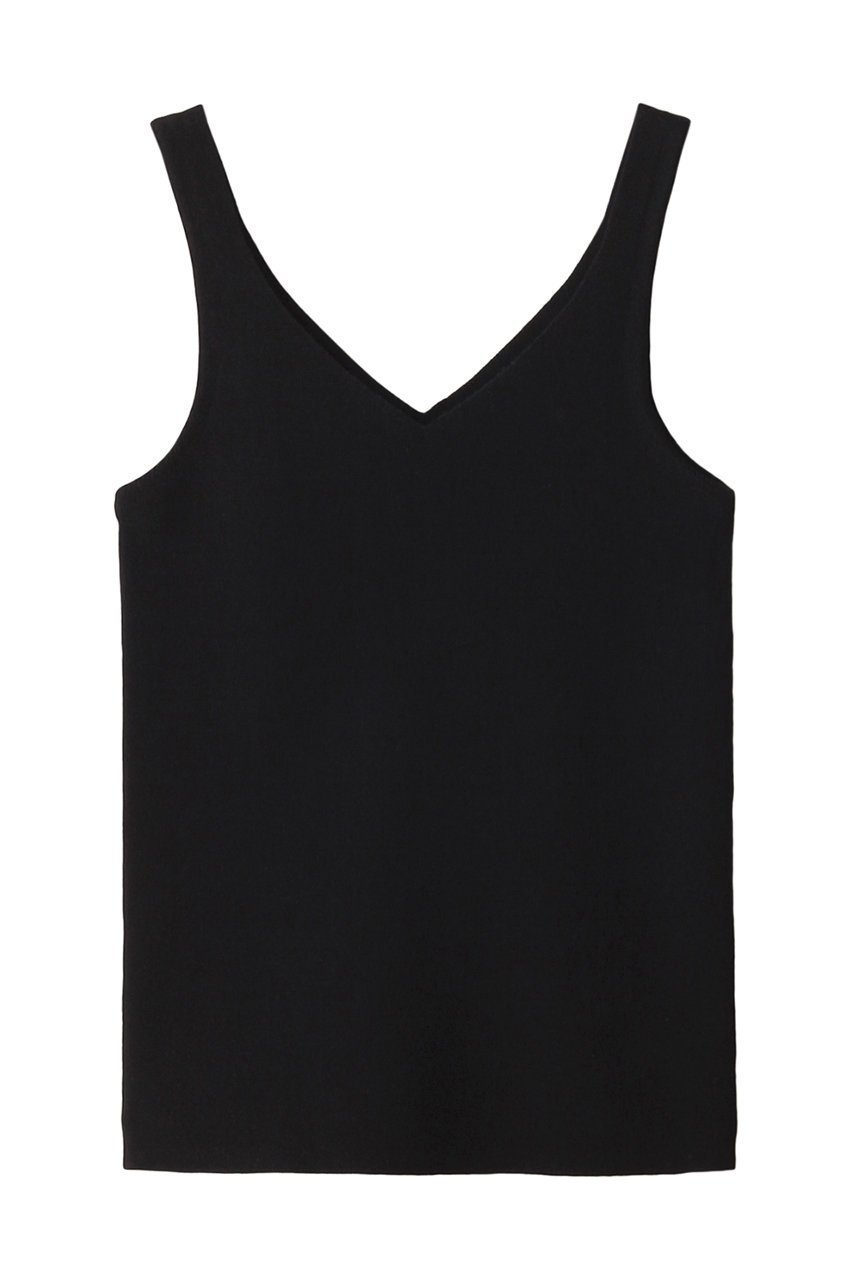 【クラネ/CLANE】のV/N TIGHT LONG TANK TOPS/トップス インテリア・キッズ・メンズ・レディースファッション・服の通販 founy(ファニー) 　ファッション　Fashion　レディースファッション　Fashion for Women　トップス・カットソー　Cut & Sew Tops　キャミソール&ノースリーブ　Camisoles & Sleeveless Tops　シャツ・ブラウス・オフィスカジュアル　Elegant Blouses & Button-Ups　ロングTシャツ・Tシャツ　Longline T-Shirts & Tees　カットソー・ベーシックTシャツ　Cut-and-Sewn Tops / Stretch Tees & Basics　インナー　Innerwear　キャミソール　Camisole, Spaghetti Strap Top　シンプル　Simple, Minimal　タンク　Tank Top, Sleeveless Top　フィット　Fit, Slim Fit　BLACK|ID: prp329100004928751 ipo3291000000036986748