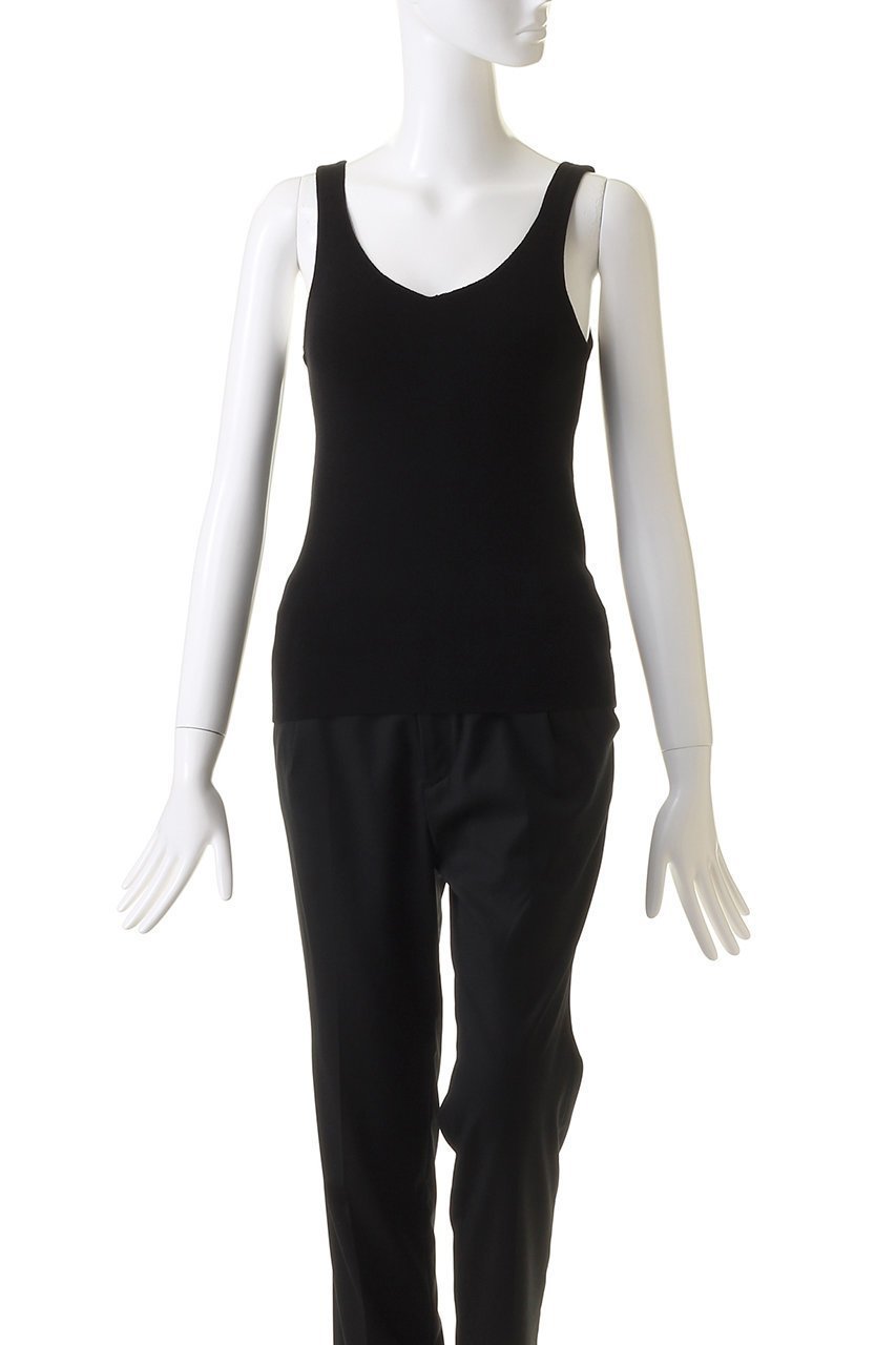 【クラネ/CLANE】のV/N TIGHT LONG TANK TOPS/トップス 人気、トレンドファッション・服の通販 founy(ファニー) 　ファッション　Fashion　レディースファッション　Fashion for Women　トップス・カットソー　Cut & Sew Tops　キャミソール&ノースリーブ　Camisoles & Sleeveless Tops　シャツ・ブラウス・オフィスカジュアル　Elegant Blouses & Button-Ups　ロングTシャツ・Tシャツ　Longline T-Shirts & Tees　カットソー・ベーシックTシャツ　Cut-and-Sewn Tops / Stretch Tees & Basics　インナー　Innerwear　キャミソール　Camisole, Spaghetti Strap Top　シンプル　Simple, Minimal　タンク　Tank Top, Sleeveless Top　フィット　Fit, Slim Fit　other-2|ID: prp329100004928751 ipo3291000000036986750