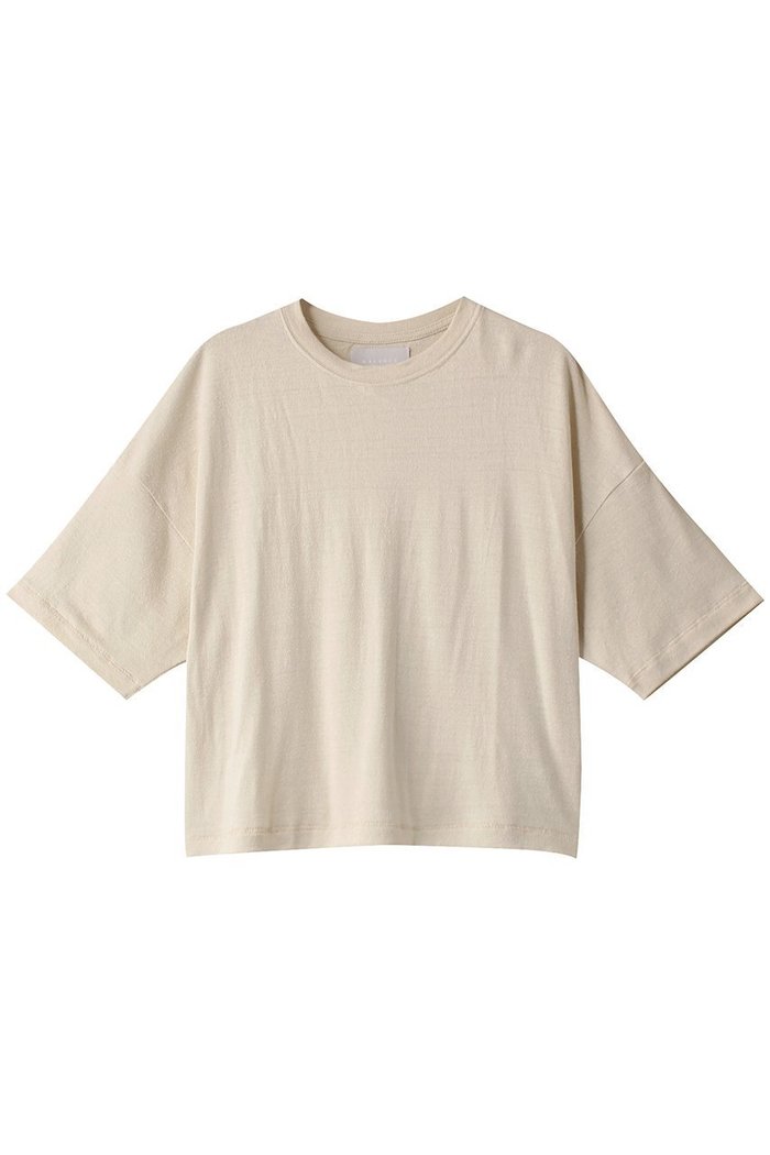 【マリリンムーン/MARILYN MOON】の【WALANCE】シルクノイルプレーンジャージークロップドTシャツ インテリア・キッズ・メンズ・レディースファッション・服の通販 founy(ファウニー) https://founy.com/ ファッション Fashion レディースファッション Fashion for Women トップス・カットソー Cut & Sew Tops シャツ・ブラウス・オフィスカジュアル Elegant Blouses & Button-Ups ロングTシャツ・Tシャツ Longline T-Shirts & Tees カットソー・ベーシックTシャツ Cut-and-Sewn Tops / Stretch Tees & Basics クロップド Cropped, Short Length ショート Short, Short Length シルク Silk, 100% Silk スリーブ Sleeve, Long Sleeve / Short Sleeve ネップ Nepp, Slub Yarn |ID: prp329100004928780 ipo3291000000036987090