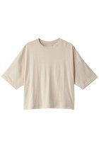 【マリリンムーン/MARILYN MOON】の【WALANCE】シルクノイルプレーンジャージークロップドTシャツ 人気、トレンドファッション・服の通販 founy(ファニー) ファッション Fashion レディースファッション Fashion for Women トップス・カットソー Cut & Sew Tops シャツ・ブラウス・オフィスカジュアル Elegant Blouses & Button-Ups ロングTシャツ・Tシャツ Longline T-Shirts & Tees カットソー・ベーシックTシャツ Cut-and-Sewn Tops / Stretch Tees & Basics クロップド Cropped, Short Length ショート Short, Short Length シルク Silk, 100% Silk スリーブ Sleeve, Long Sleeve / Short Sleeve ネップ Nepp, Slub Yarn thumbnail ナチュラル|ID: prp329100004928780 ipo3291000000036987092