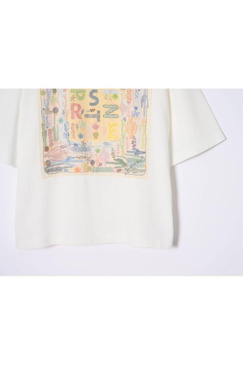 【プリスティン/PRISTINE】のcactus flowerTシャツ 人気、トレンドファッション・服の通販 founy(ファニー) 　ファッション　Fashion　レディースファッション　Fashion for Women　トップス・カットソー　Cut & Sew Tops　シャツ・ブラウス・オフィスカジュアル　Elegant Blouses & Button-Ups　ロングTシャツ・Tシャツ　Longline T-Shirts & Tees　カットソー・ベーシックTシャツ　Cut-and-Sewn Tops / Stretch Tees & Basics　ギャザー　Gathered, Ruffled　スリーブ　Sleeve, Long Sleeve / Short Sleeve　ハンカチ　Handkerchief, Hanky　フラワー　Flower, Floral　ロング　Long, Long-Length　ワイド　Wide, Wide Fit　春　Spring　other-2|ID: prp329100004928800 ipo3291000000036987269
