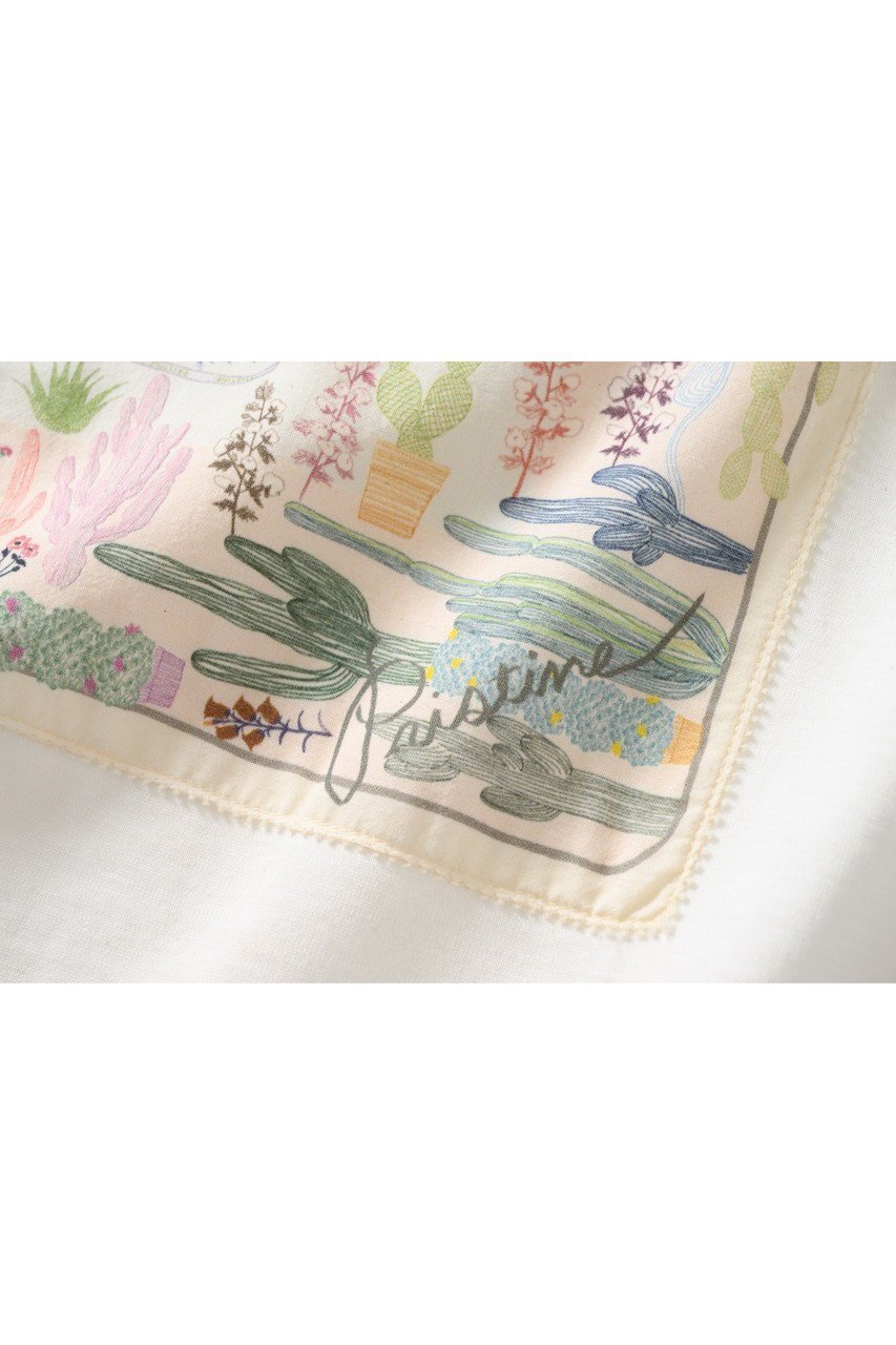 【プリスティン/PRISTINE】のcactus flowerTシャツ 人気、トレンドファッション・服の通販 founy(ファニー) 　ファッション　Fashion　レディースファッション　Fashion for Women　トップス・カットソー　Cut & Sew Tops　シャツ・ブラウス・オフィスカジュアル　Elegant Blouses & Button-Ups　ロングTシャツ・Tシャツ　Longline T-Shirts & Tees　カットソー・ベーシックTシャツ　Cut-and-Sewn Tops / Stretch Tees & Basics　ギャザー　Gathered, Ruffled　スリーブ　Sleeve, Long Sleeve / Short Sleeve　ハンカチ　Handkerchief, Hanky　フラワー　Flower, Floral　ロング　Long, Long-Length　ワイド　Wide, Wide Fit　春　Spring　other-4|ID: prp329100004928800 ipo3291000000036987273