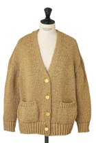 【オブリオ/AUBRIOT】のピアットラメ1/1.35 カーディガン 人気、トレンドファッション・服の通販 founy(ファニー) ファッション Fashion レディースファッション Fashion for Women トップス・カットソー Cut & Sew Tops カーディガン・羽織り Layered Style Cardigans シャツ・ブラウス・オフィスカジュアル Elegant Blouses & Button-Ups ロングTシャツ・Tシャツ Longline T-Shirts & Tees カットソー・ベーシックTシャツ Cut-and-Sewn Tops / Stretch Tees & Basics イタリア Italy カーディガン Cardigan, Knitwear フィット Fit, Slim Fit リラックス Relax, Relaxed Fit thumbnail ゴールド|ID: prp329100004928801 ipo3291000000036987345