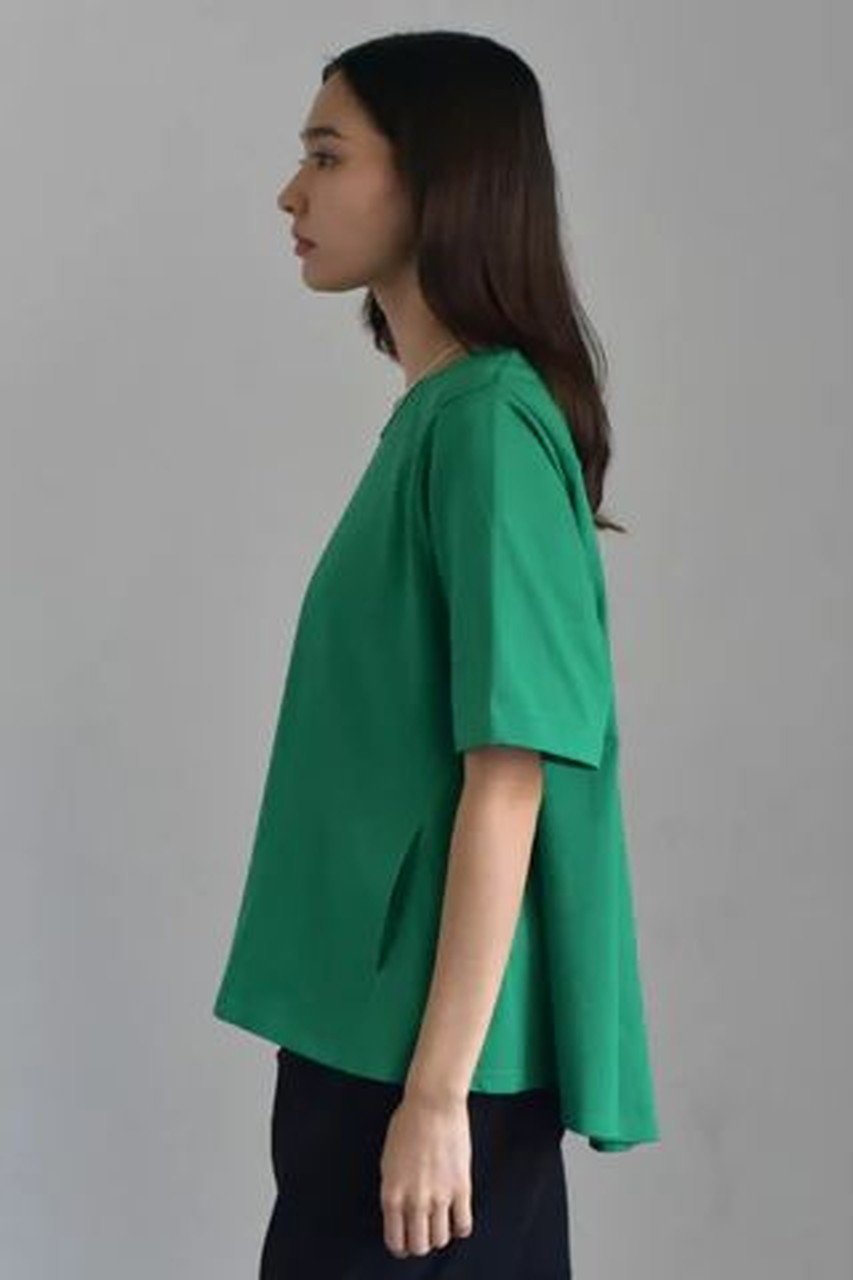 【レリル/lelill】のハイテク タックフレアーTシャツ 人気、トレンドファッション・服の通販 founy(ファニー) 　ファッション　Fashion　レディースファッション　Fashion for Women　トップス・カットソー　Cut & Sew Tops　シャツ・ブラウス・オフィスカジュアル　Elegant Blouses & Button-Ups　ロングTシャツ・Tシャツ　Longline T-Shirts & Tees　カットソー・ベーシックTシャツ　Cut-and-Sewn Tops / Stretch Tees & Basics　おすすめ　Recommended / Our Picks　ショート　Short, Short Length　スリーブ　Sleeve, Long Sleeve / Short Sleeve　フレア　Flare, Flared　人気　Popular, Best Seller　定番　Standard, Basic Item　other-7|ID: prp329100004928878 ipo3291000000036988300