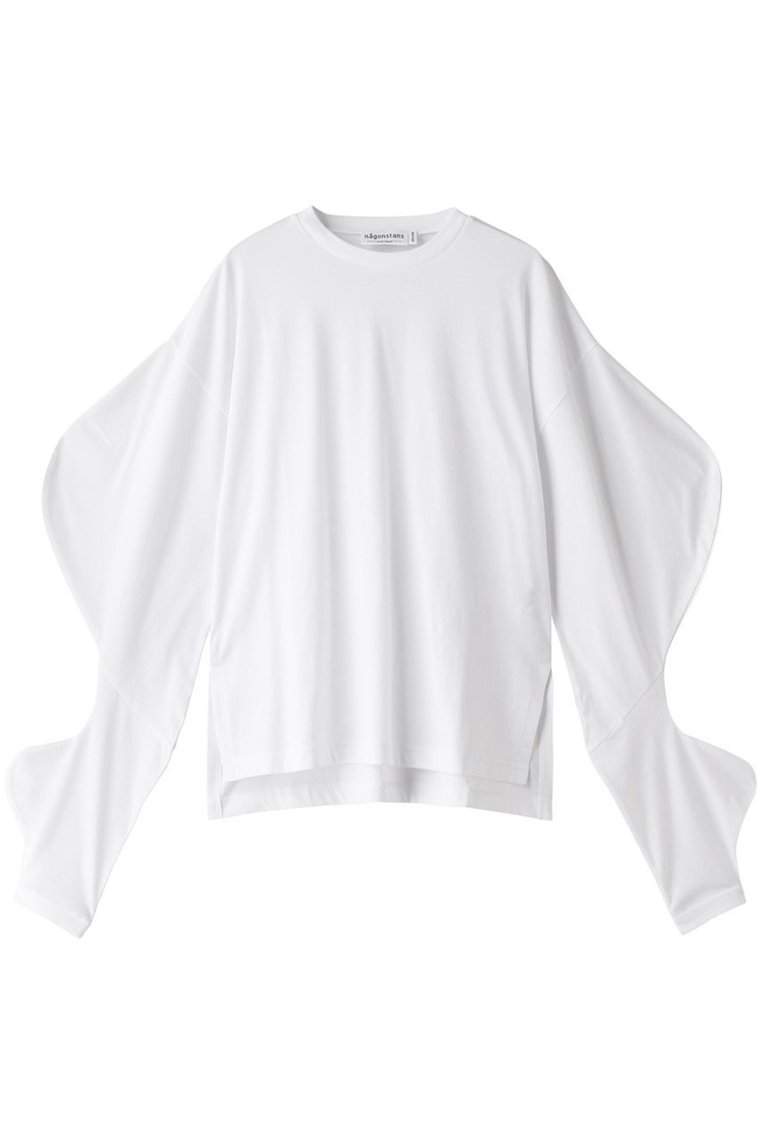 【ナゴンスタンス/nagonstans】のSingle Jersey Twist Sleeve ロングTシャツ 人気、トレンドファッション・服の通販 founy(ファニー) 　ファッション　Fashion　レディースファッション　Fashion for Women　トップス・カットソー　Cut & Sew Tops　シャツ・ブラウス・オフィスカジュアル　Elegant Blouses & Button-Ups　ロングTシャツ・Tシャツ　Longline T-Shirts & Tees　カットソー・ベーシックTシャツ　Cut-and-Sewn Tops / Stretch Tees & Basics　サロペット　Overalls, Salopette　スリーブ　Sleeve, Long Sleeve / Short Sleeve　モチーフ　Motif, Design Theme　ロング　Long, Long-Length　 other-1|ID: prp329100004928931 ipo3291000000036989025
