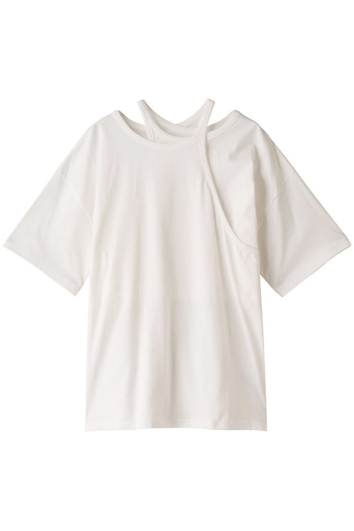 【クラネ/CLANE】のHALTER LAYERED TOPS Tシャツ/カットソー インテリア・キッズ・メンズ・レディースファッション・服の通販 founy(ファウニー) https://founy.com/ ファッション Fashion レディースファッション Fashion for Women トップス・カットソー Cut & Sew Tops シャツ・ブラウス・オフィスカジュアル Elegant Blouses & Button-Ups ロングTシャツ・Tシャツ Longline T-Shirts & Tees カットソー・ベーシックTシャツ Cut-and-Sewn Tops / Stretch Tees & Basics カットソー Cut and Sewn Top ショート Short, Short Length スリーブ Sleeve, Long Sleeve / Short Sleeve ボトム Bottoms, Lower Wear |ID: prp329100004928962 ipo3291000000036989375