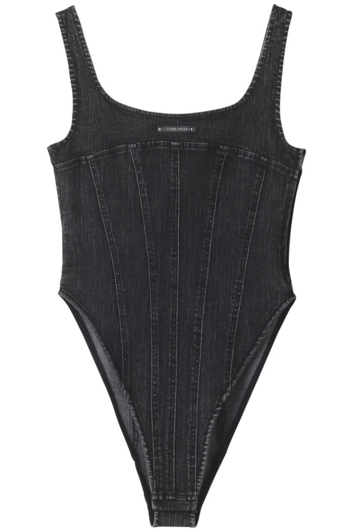 【プランク プロジェクト/PRANK PROJECT】のデニムボディースーツ / Denim Bodysuit インテリア・キッズ・メンズ・レディースファッション・服の通販 founy(ファニー) https://founy.com/ ファッション Fashion レディースファッション Fashion for Women トップス・カットソー Cut & Sew Tops キャミソール&ノースリーブ Camisoles & Sleeveless Tops シャツ・ブラウス・オフィスカジュアル Elegant Blouses & Button-Ups ロングTシャツ・Tシャツ Longline T-Shirts & Tees カットソー・ベーシックTシャツ Cut-and-Sewn Tops / Stretch Tees & Basics おすすめ Recommended / Our Picks キャミソール Camisole, Spaghetti Strap Top ケミカル Chemical, Chemical Wash スクエア Square, Square Shape ストレッチ Stretch, Stretchy Fabric スーツ Suit, Formalwear タンク Tank Top, Sleeveless Top デニム Denim, Jeans Material フィット Fit, Slim Fit フォーマル Formal, Dressy ボトム Bottoms, Lower Wear 夏 Summer |ID: prp329100004928984 ipo3291000000036989825