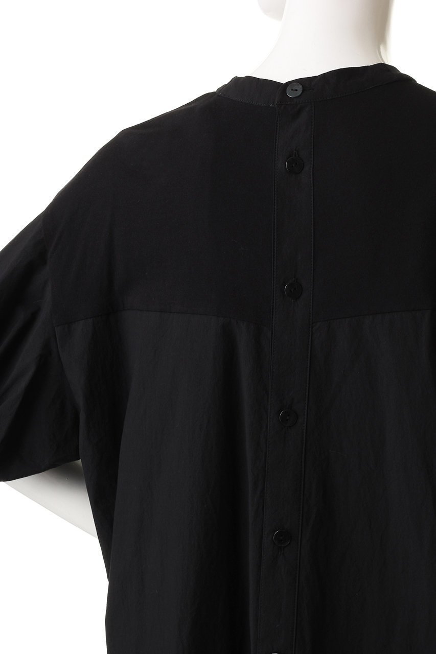 【ナゴンスタンス/nagonstans】のソフト天竺 WOVEN Combi P.O/プルオーバー 人気、トレンドファッション・服の通販 founy(ファニー) 　ファッション　Fashion　レディースファッション　Fashion for Women　トップス・カットソー　Cut & Sew Tops　シャツ・ブラウス・オフィスカジュアル　Elegant Blouses & Button-Ups　ロングTシャツ・Tシャツ　Longline T-Shirts & Tees　カジュアルプルオーバー・ニットトップス　Pullovers & Knit Tops / Casual Pullovers　カットソー・ベーシックTシャツ　Cut-and-Sewn Tops / Stretch Tees & Basics　ショート　Short, Short Length　スリーブ　Sleeve, Long Sleeve / Short Sleeve　ドッキング　Docking, Mixed Material　バランス　Balance, Style Balance　other-5|ID: prp329100004928996 ipo3291000000036990011