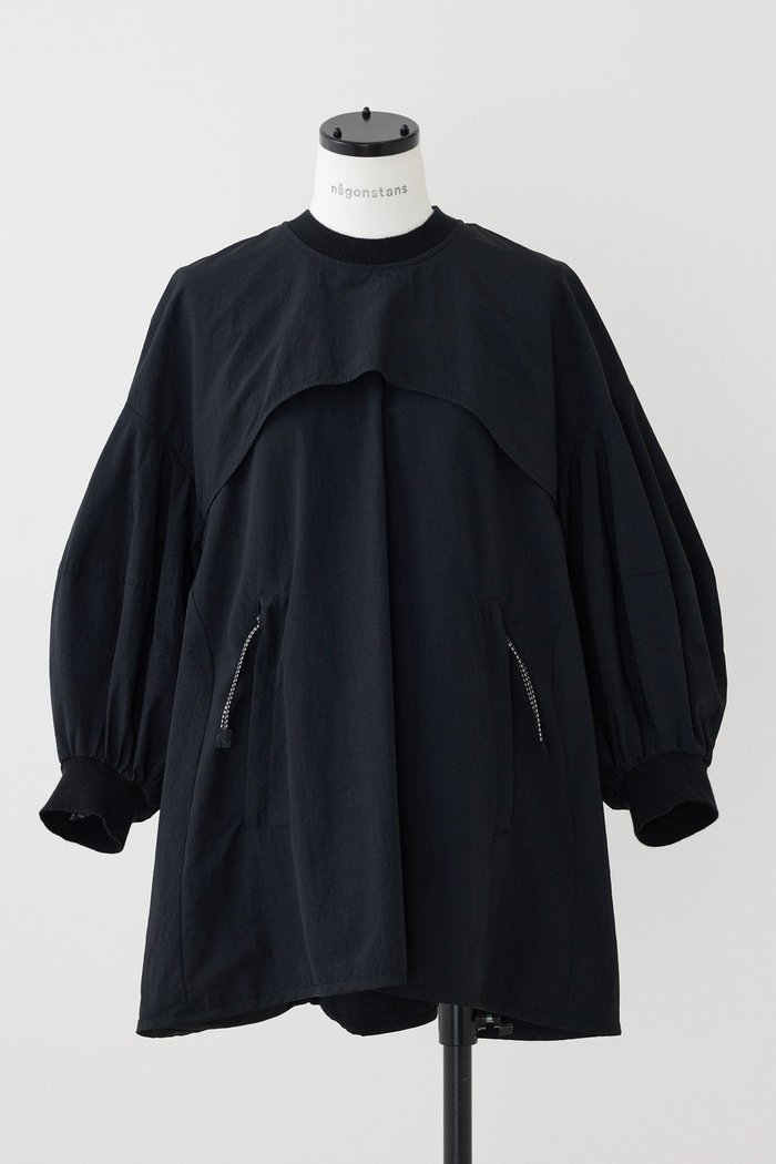 【ナゴンスタンス/nagonstans】のタスランウェザー バルーンスリーブ P.O/プルオーバー インテリア・キッズ・メンズ・レディースファッション・服の通販 founy(ファニー) https://founy.com/ ファッション Fashion レディースファッション Fashion for Women トップス・カットソー Cut & Sew Tops シャツ・ブラウス・オフィスカジュアル Elegant Blouses & Button-Ups ロングTシャツ・Tシャツ Longline T-Shirts & Tees カジュアルプルオーバー・ニットトップス Pullovers & Knit Tops / Casual Pullovers カットソー・ベーシックTシャツ Cut-and-Sewn Tops / Stretch Tees & Basics スモック Smock, Smock Dress スリーブ Sleeve, Long Sleeve / Short Sleeve センター Center, Center Line バルーン Balloon, Balloon Silhouette フレア Flare, Flared ポケット Pocket, Pocket Detail ロング Long, Long-Length |ID: prp329100004929001 ipo3291000000036990063