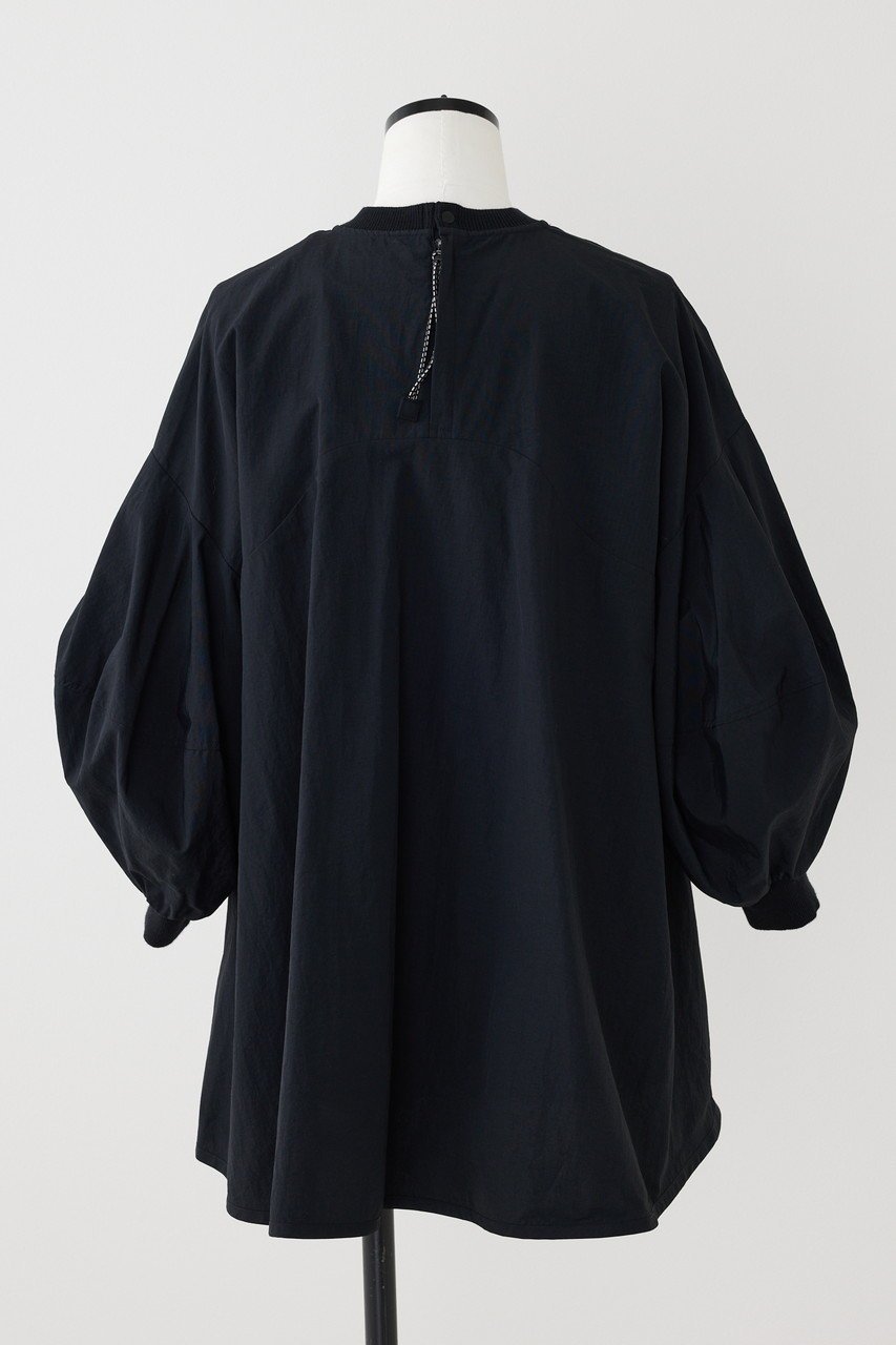 【ナゴンスタンス/nagonstans】のタスランウェザー バルーンスリーブ P.O/プルオーバー 人気、トレンドファッション・服の通販 founy(ファニー) 　ファッション　Fashion　レディースファッション　Fashion for Women　トップス・カットソー　Cut & Sew Tops　シャツ・ブラウス・オフィスカジュアル　Elegant Blouses & Button-Ups　ロングTシャツ・Tシャツ　Longline T-Shirts & Tees　カジュアルプルオーバー・ニットトップス　Pullovers & Knit Tops / Casual Pullovers　カットソー・ベーシックTシャツ　Cut-and-Sewn Tops / Stretch Tees & Basics　スモック　Smock, Smock Dress　スリーブ　Sleeve, Long Sleeve / Short Sleeve　センター　Center, Center Line　バルーン　Balloon, Balloon Silhouette　フレア　Flare, Flared　ポケット　Pocket, Pocket Detail　ロング　Long, Long-Length　other-3|ID: prp329100004929001 ipo3291000000036990069