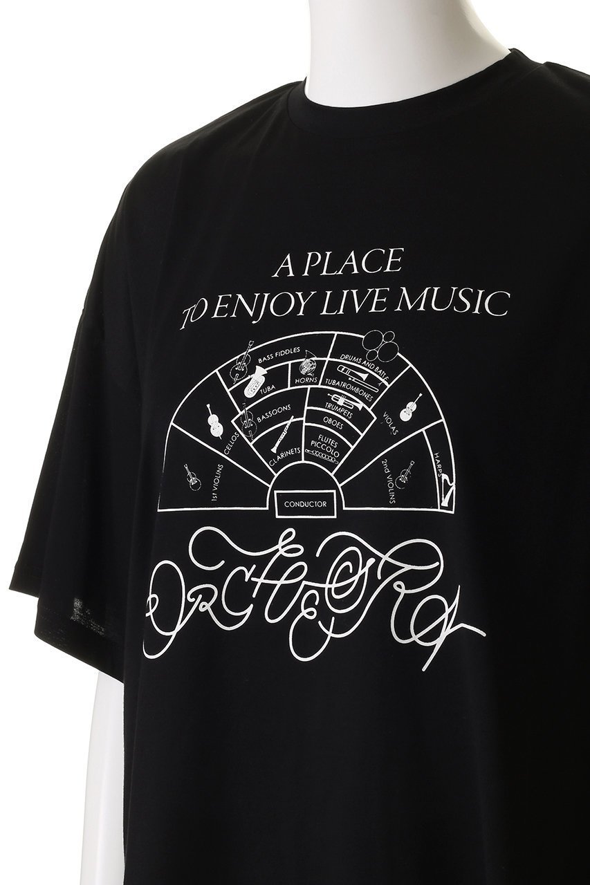 【エンフォルド/ENFOLD】のORCHESTRA T-SHIRT/Tシャツ 人気、トレンドファッション・服の通販 founy(ファニー) 　ファッション　Fashion　レディースファッション　Fashion for Women　トップス・カットソー　Cut & Sew Tops　シャツ・ブラウス・オフィスカジュアル　Elegant Blouses & Button-Ups　ロングTシャツ・Tシャツ　Longline T-Shirts & Tees　カットソー・ベーシックTシャツ　Cut-and-Sewn Tops / Stretch Tees & Basics　ショート　Short, Short Length　スリーブ　Sleeve, Long Sleeve / Short Sleeve　フロント　Front, Front Design　プリント　Print, Printed Pattern　ワイド　Wide, Wide Fit　今季　This Season, Current Season　other-5|ID: prp329100004929020 ipo3291000000036990250