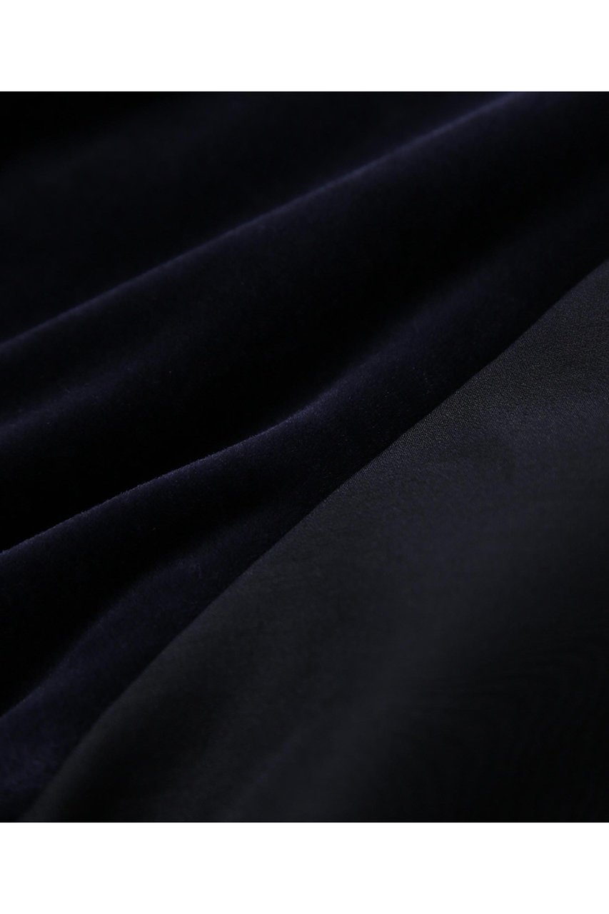 【ヒューエルミュージアム/hueLe Museum】の【STUMBLY】Velour Organdy Pullover 人気、トレンドファッション・服の通販 founy(ファニー) 　ファッション　Fashion　レディースファッション　Fashion for Women　トップス・カットソー　Cut & Sew Tops　シャツ・ブラウス・オフィスカジュアル　Elegant Blouses & Button-Ups　ロングTシャツ・Tシャツ　Longline T-Shirts & Tees　カジュアルプルオーバー・ニットトップス　Pullovers & Knit Tops / Casual Pullovers　カットソー・ベーシックTシャツ　Cut-and-Sewn Tops / Stretch Tees & Basics　ベロアトップス　Velour Tops / Velvet-Look Items　オーガンジー　Organza Fabric　コンビ　Combo, Combination Style　スリーブ　Sleeve, Long Sleeve / Short Sleeve　ハイネック　High Neck, Mock Neck　ベロア　Velour, Soft Velvet　ロング　Long, Long-Length　other-5|ID: prp329100004929031 ipo3291000000036990333