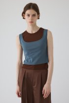 【リムアーク/RIM.ARK】のHigh gauge cotton N/S set/トップス・セットアイテム 人気、トレンドファッション・服の通販 founy(ファニー) ファッション Fashion レディースファッション Fashion for Women トップス・カットソー Cut & Sew Tops キャミソール&ノースリーブ Camisoles & Sleeveless Tops シャツ・ブラウス・オフィスカジュアル Elegant Blouses & Button-Ups ロングTシャツ・Tシャツ Longline T-Shirts & Tees カットソー・ベーシックTシャツ Cut-and-Sewn Tops / Stretch Tees & Basics おすすめ Recommended / Our Picks インナー Innerwear キャミソール Camisole, Spaghetti Strap Top タンク Tank Top, Sleeveless Top ベーシック Basic, Essential 今季 This Season, Current Season 吸水 Absorbent, Quick-Dry thumbnail ライトブルー|ID: prp329100004929033 ipo3291000000036990342