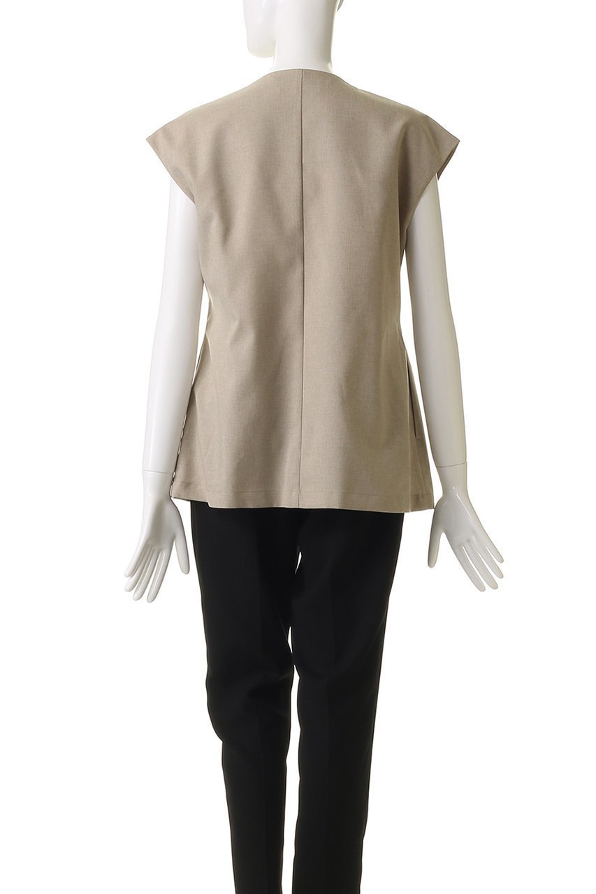 【リムアーク/RIM.ARK】のVest like tops/トップス 人気、トレンドファッション・服の通販 founy(ファニー) 　ファッション　Fashion　レディースファッション　Fashion for Women　アウター　Coat / Outerwear Collection　トップス・カットソー　Cut & Sew Tops　シャツ・ブラウス・オフィスカジュアル　Elegant Blouses & Button-Ups　ロングTシャツ・Tシャツ　Longline T-Shirts & Tees　ベスト&ジレ / 重ね着スタイル　Vests & Gilets　カットソー・ベーシックTシャツ　Cut-and-Sewn Tops / Stretch Tees & Basics　シェイプ　Shape, Slim Fit　ショート　Short, Short Length　ジャケット　Jacket, Outerwear　スリーブ　Sleeve, Long Sleeve / Short Sleeve　other-4|ID: prp329100004929035 ipo3291000000036990370