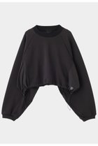 【ル フィル/LE PHIL】の《LE PHIL SPORTS》バック裏毛コンビショートプルオーバー ブラック|ID: prp329100004929047 ipo3291000000036990463