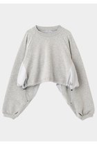 【ル フィル/LE PHIL】の《LE PHIL SPORTS》バック裏毛コンビショートプルオーバー グレー|ID: prp329100004929047 ipo3291000000036990465