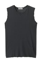 【エリオポール/heliopole】のシアーコットンスリーブレスTシャツ チャコールグレー|ID: prp329100004929051 ipo3291000000036990500