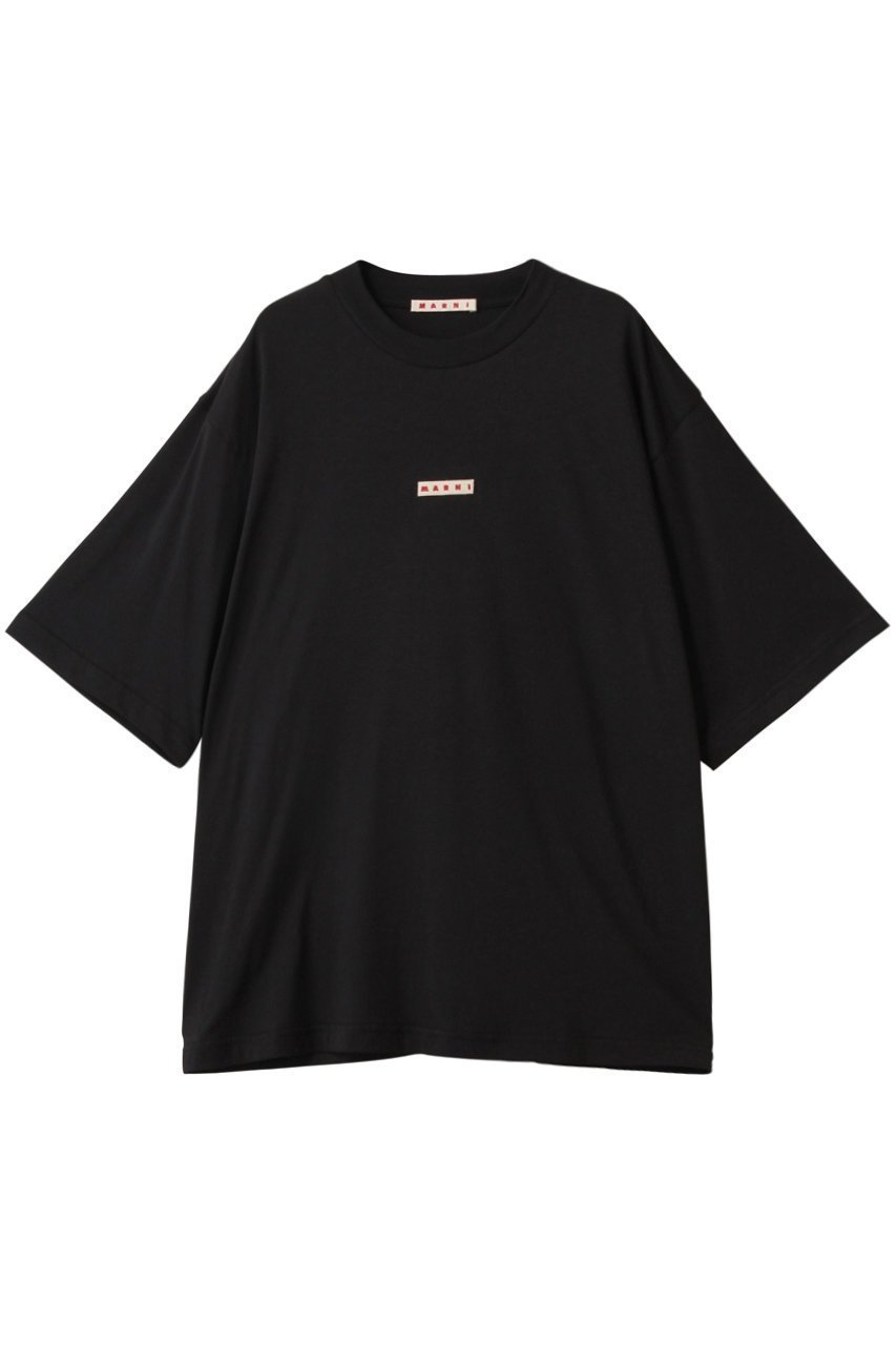 【マルニ/MARNI / MEN】の【MEN】MARNIラベル付きTシャツ インテリア・キッズ・メンズ・レディースファッション・服の通販 founy(ファニー) 　ファッション　Fashion　メンズファッション　Fashion for Men　トップス・カットソー　Cut & Sew Tops　メンズシャツ　Shirts　ショート　Short, Short Length　スリーブ　Sleeve, Long Sleeve / Short Sleeve　フロント　Front, Front Design　ブラック|ID: prp329100004929076 ipo3291000000036990736