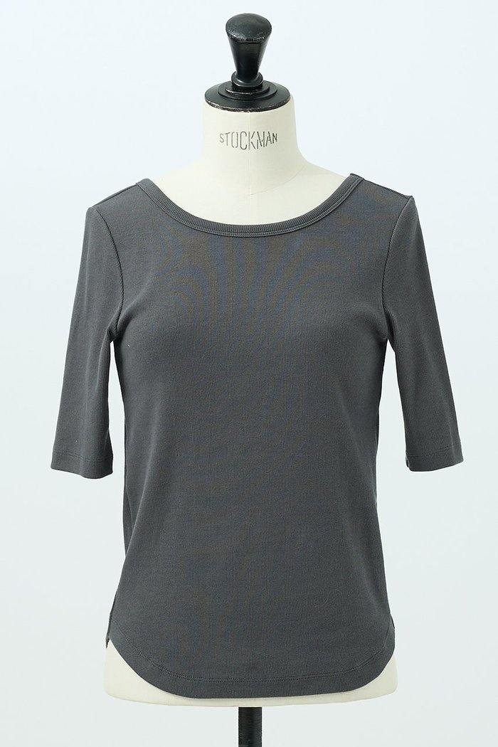 【デザイン ワークス/DESIGN WORKS】のテレコバックオープンクルーネックプルオーバー インテリア・キッズ・メンズ・レディースファッション・服の通販 founy(ファニー) https://founy.com/ ファッション Fashion レディースファッション Fashion for Women トップス・カットソー Cut & Sew Tops シャツ・ブラウス・オフィスカジュアル Elegant Blouses & Button-Ups ロングTシャツ・Tシャツ Longline T-Shirts & Tees カジュアルプルオーバー・ニットトップス Pullovers & Knit Tops / Casual Pullovers カットソー・ベーシックTシャツ Cut-and-Sewn Tops / Stretch Tees & Basics カッティング Cutting Detail カーゴパンツ Cargo Pants, Utility Pants ショート Short, Short Length スラックス Slacks, Dress Pants スリーブ Sleeve, Long Sleeve / Short Sleeve テレコ Ribbed, Rib Stitch デニム Denim, Jeans Material バランス Balance, Style Balance フィット Fit, Slim Fit エレガント 上品 Elegant |ID: prp329100004929100 ipo3291000000036990915