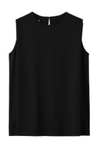 【スリー ドッツ/three dots】のプレミアムシャツ ジャージースリーブレス ブラック|ID: prp329100004929106 ipo3291000000036990974