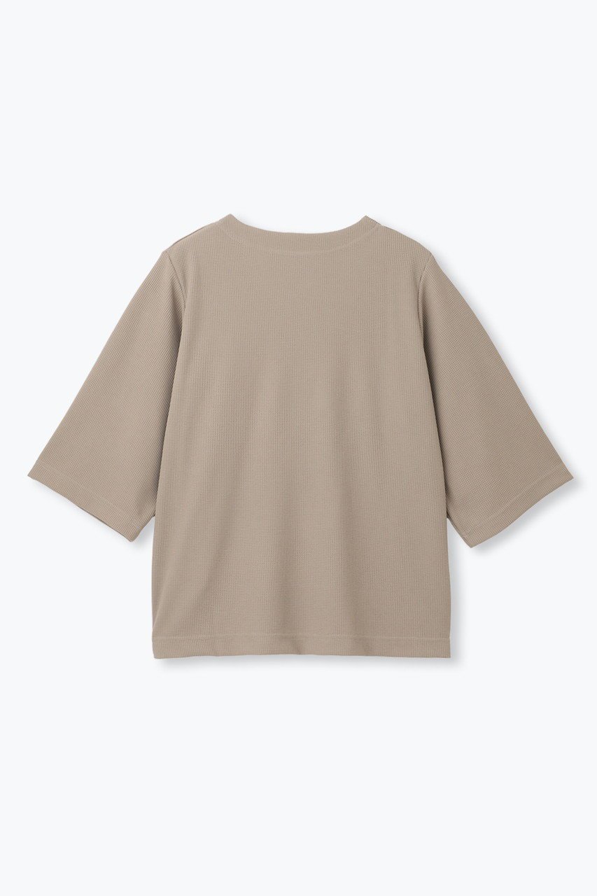 【レリル/lelill】の【日本製】ハイテクワッフルオーバーサイズT 人気、トレンドファッション・服の通販 founy(ファニー) 　ファッション　Fashion　レディースファッション　Fashion for Women　トップス・カットソー　Cut & Sew Tops　シャツ・ブラウス・オフィスカジュアル　Elegant Blouses & Button-Ups　ロングTシャツ・Tシャツ　Longline T-Shirts & Tees　カットソー・ベーシックTシャツ　Cut-and-Sewn Tops / Stretch Tees & Basics　ショート　Short, Short Length　スリーブ　Sleeve, Long Sleeve / Short Sleeve　ワッフル　Waffle, Waffle Knit　夏　Summer　定番　Standard, Basic Item　日本製　Made In Japan　other-2|ID: prp329100004929129 ipo3291000000036991227