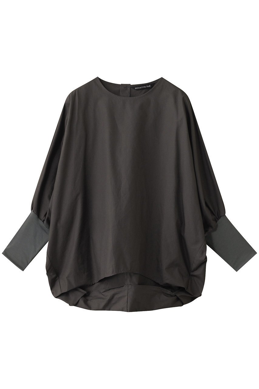 【ミズイロ インド/mizuiro ind】のクルーネックコクーンプルオーバー インテリア・キッズ・メンズ・レディースファッション・服の通販 founy(ファニー) 　ファッション　Fashion　レディースファッション　Fashion for Women　トップス・カットソー　Cut & Sew Tops　シャツ・ブラウス・オフィスカジュアル　Elegant Blouses & Button-Ups　ロングTシャツ・Tシャツ　Longline T-Shirts & Tees　カジュアルプルオーバー・ニットトップス　Pullovers & Knit Tops / Casual Pullovers　カットソー・ベーシックTシャツ　Cut-and-Sewn Tops / Stretch Tees & Basics　シンプル　Simple, Minimal　スラックス　Slacks, Dress Pants　スリーブ　Sleeve, Long Sleeve / Short Sleeve　デニム　Denim, Jeans Material　フィット　Fit, Slim Fit　ロング　Long, Long-Length　c.gray|ID: prp329100004929133 ipo3291000000036991248