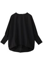 【ミズイロ インド/mizuiro ind】のクルーネックコクーンプルオーバー 人気、トレンドファッション・服の通販 founy(ファニー) ファッション Fashion レディースファッション Fashion for Women トップス・カットソー Cut & Sew Tops シャツ・ブラウス・オフィスカジュアル Elegant Blouses & Button-Ups ロングTシャツ・Tシャツ Longline T-Shirts & Tees カジュアルプルオーバー・ニットトップス Pullovers & Knit Tops / Casual Pullovers カットソー・ベーシックTシャツ Cut-and-Sewn Tops / Stretch Tees & Basics シンプル Simple, Minimal スラックス Slacks, Dress Pants スリーブ Sleeve, Long Sleeve / Short Sleeve デニム Denim, Jeans Material フィット Fit, Slim Fit ロング Long, Long-Length thumbnail black|ID: prp329100004929133 ipo3291000000036991250