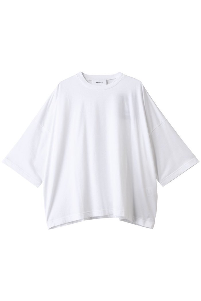【エンフォルド/ENFOLD】のBOX T-SHIRT/Tシャツ インテリア・キッズ・メンズ・レディースファッション・服の通販 founy(ファウニー) https://founy.com/ ファッション Fashion レディースファッション Fashion for Women トップス・カットソー Cut & Sew Tops シャツ・ブラウス・オフィスカジュアル Elegant Blouses & Button-Ups ロングTシャツ・Tシャツ Longline T-Shirts & Tees カットソー・ベーシックTシャツ Cut-and-Sewn Tops / Stretch Tees & Basics おすすめ Recommended / Our Picks ショート Short, Short Length スリーブ Sleeve, Long Sleeve / Short Sleeve ルーズ Loose, Oversized |ID: prp329100004929148 ipo3291000000036991372