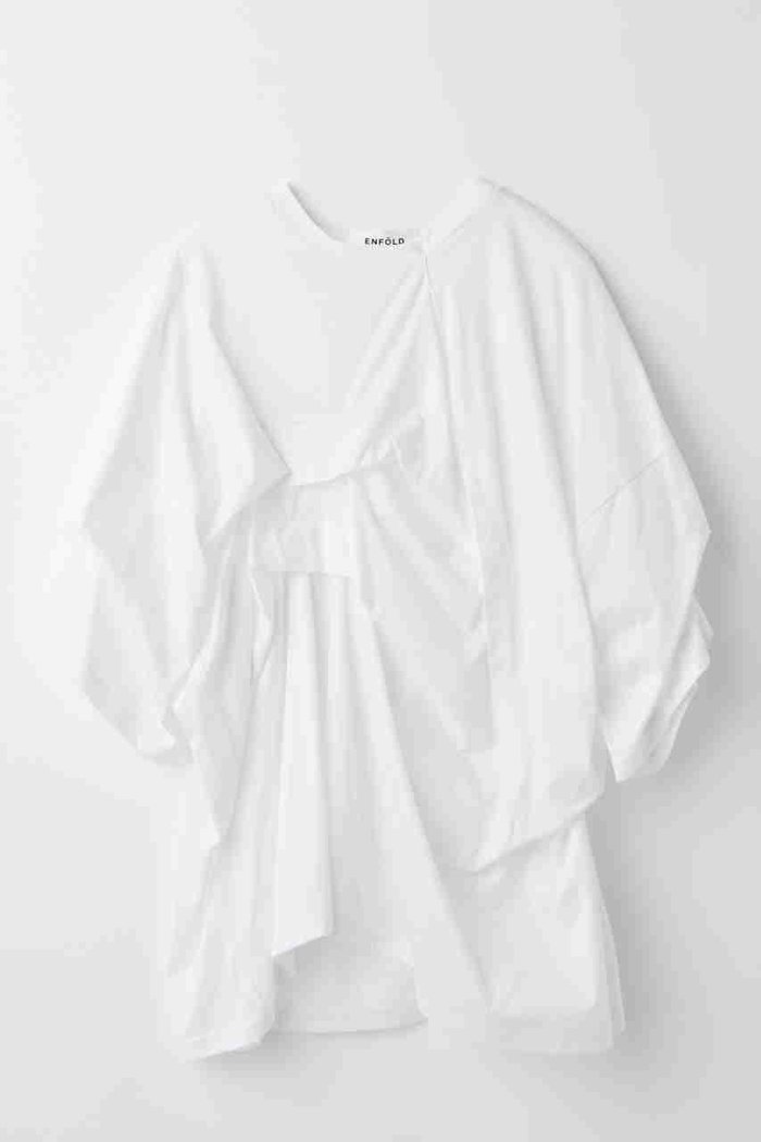【エンフォルド/ENFOLD】のTUCK T-SHIRT/Tシャツ インテリア・キッズ・メンズ・レディースファッション・服の通販 founy(ファウニー) https://founy.com/ ファッション Fashion レディースファッション Fashion for Women トップス・カットソー Cut & Sew Tops シャツ・ブラウス・オフィスカジュアル Elegant Blouses & Button-Ups ロングTシャツ・Tシャツ Longline T-Shirts & Tees カットソー・ベーシックTシャツ Cut-and-Sewn Tops / Stretch Tees & Basics カットソー Cut and Sewn Top ショート Short, Short Length シンプル Simple, Minimal スリーブ Sleeve, Long Sleeve / Short Sleeve ランダム Random, Irregular |ID: prp329100004929149 ipo3291000000036991380