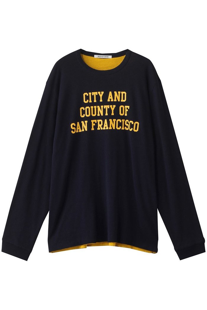 【セブン バイ セブン/SEVEN BY SEVEN / MEN】の【MEN】REVERSIBLE ロングスリーブ スウェットシャツ インテリア・キッズ・メンズ・レディースファッション・服の通販 founy(ファニー) https://founy.com/ ファッション Fashion メンズファッション Fashion for Men トップス・カットソー Cut & Sew Tops パーカー・フーディー / カジュアルコーデ Hoodies & Parkas メンズシャツ Shirts インナー Innerwear クラシック Classic, Timeless Style ジャケット Jacket, Outerwear スリーブ Sleeve, Long Sleeve / Short Sleeve デニム Denim, Jeans Material プリント Print, Printed Pattern ロング Long, Long-Length |ID: prp329100004929162 ipo3291000000036991492