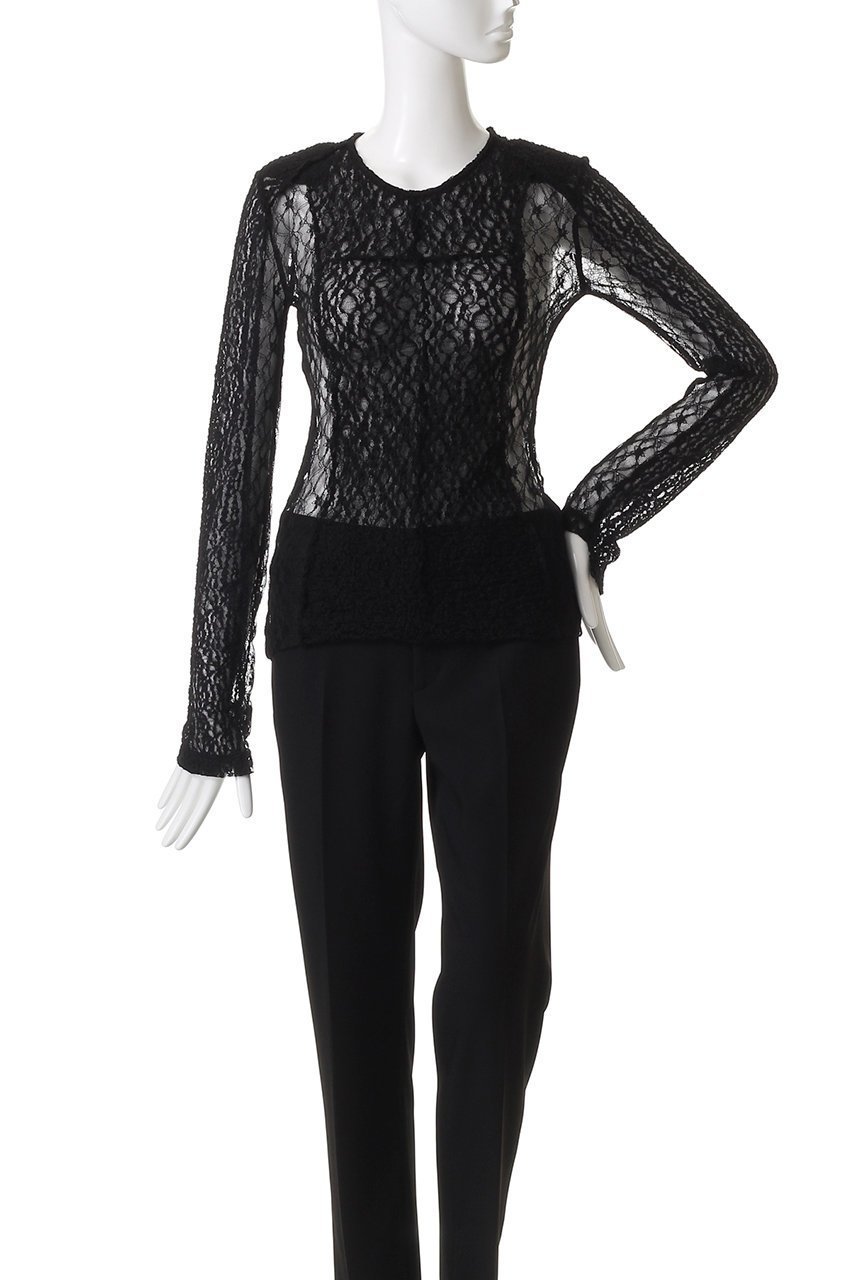 【プランク プロジェクト/PRANK PROJECT】のレーストリミングトップ / Racing Top 人気、トレンドファッション・服の通販 founy(ファニー) 　ファッション　Fashion　レディースファッション　Fashion for Women　トップス・カットソー　Cut & Sew Tops　シャツ・ブラウス・オフィスカジュアル　Elegant Blouses & Button-Ups　ロングTシャツ・Tシャツ　Longline T-Shirts & Tees　カットソー・ベーシックTシャツ　Cut-and-Sewn Tops / Stretch Tees & Basics　おすすめ　Recommended / Our Picks　インナー　Innerwear　コンパクト　Compact, Small Size　ストレッチ　Stretch, Stretchy Fabric　スリーブ　Sleeve, Long Sleeve / Short Sleeve　デニム　Denim, Jeans Material　トリミング　Trimming, Decorative Edge　ドッキング　Docking, Mixed Material　ボトム　Bottoms, Lower Wear　レース　Lace, Lace Fabric　ロング　Long, Long-Length　other-2|ID: prp329100004929166 ipo3291000000036991535