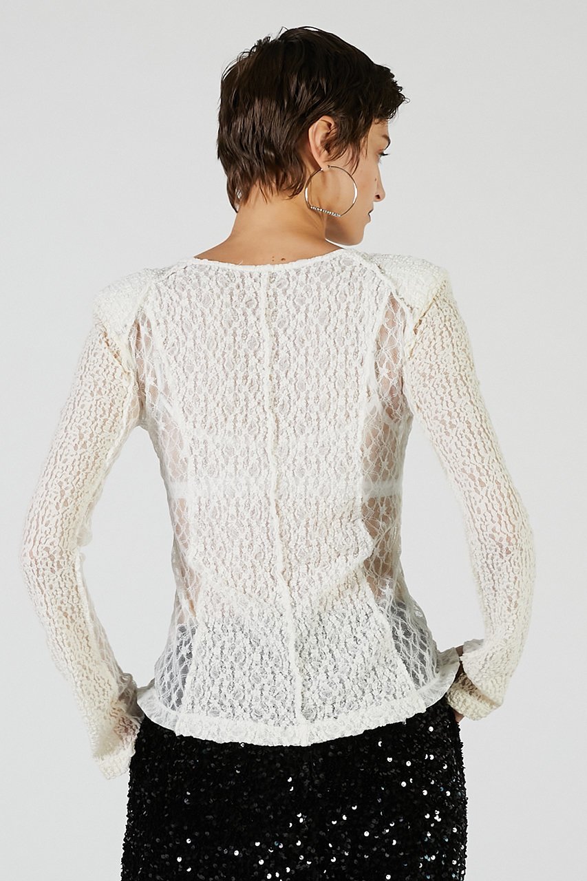 【プランク プロジェクト/PRANK PROJECT】のレーストリミングトップ / Racing Top 人気、トレンドファッション・服の通販 founy(ファニー) 　ファッション　Fashion　レディースファッション　Fashion for Women　トップス・カットソー　Cut & Sew Tops　シャツ・ブラウス・オフィスカジュアル　Elegant Blouses & Button-Ups　ロングTシャツ・Tシャツ　Longline T-Shirts & Tees　カットソー・ベーシックTシャツ　Cut-and-Sewn Tops / Stretch Tees & Basics　おすすめ　Recommended / Our Picks　インナー　Innerwear　コンパクト　Compact, Small Size　ストレッチ　Stretch, Stretchy Fabric　スリーブ　Sleeve, Long Sleeve / Short Sleeve　デニム　Denim, Jeans Material　トリミング　Trimming, Decorative Edge　ドッキング　Docking, Mixed Material　ボトム　Bottoms, Lower Wear　レース　Lace, Lace Fabric　ロング　Long, Long-Length　other-8|ID: prp329100004929166 ipo3291000000036991548