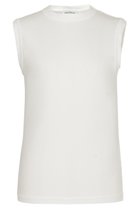 【マディソンブルー/MADISONBLUE】のCREW NECK SLEEVELESS TEE クルーネック スリーブレス Tシャツ 人気、トレンドファッション・服の通販 founy(ファニー) ファッション Fashion レディースファッション Fashion for Women トップス・カットソー Cut & Sew Tops キャミソール&ノースリーブ Camisoles & Sleeveless Tops シャツ・ブラウス・オフィスカジュアル Elegant Blouses & Button-Ups ロングTシャツ・Tシャツ Longline T-Shirts & Tees カットソー・ベーシックTシャツ Cut-and-Sewn Tops / Stretch Tees & Basics カットソー Cut and Sewn Top キャミソール Camisole, Spaghetti Strap Top スリーブ Sleeve, Long Sleeve / Short Sleeve タンク Tank Top, Sleeveless Top ノースリーブ Sleeveless, No-Sleeve thumbnail ホワイト|ID: prp329100004929183 ipo3291000000036991678