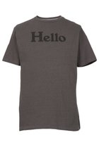 【マディソンブルー/MADISONBLUE / MEN】の【MEN】HELLO TEE MNS/HELLO Tシャツ 人気、トレンドファッション・服の通販 founy(ファニー) ファッション Fashion メンズファッション Fashion for Men トップス・カットソー Cut & Sew Tops メンズシャツ Shirts インナー Innerwear ショート Short, Short Length ジャケット Jacket, Outerwear スリーブ Sleeve, Long Sleeve / Short Sleeve プリント Print, Printed Pattern 夏 Summer 春 Spring S/S・春夏 SS, Spring/Summer, Warm Season thumbnail グレー|ID: prp329100004929187 ipo3291000000036991712