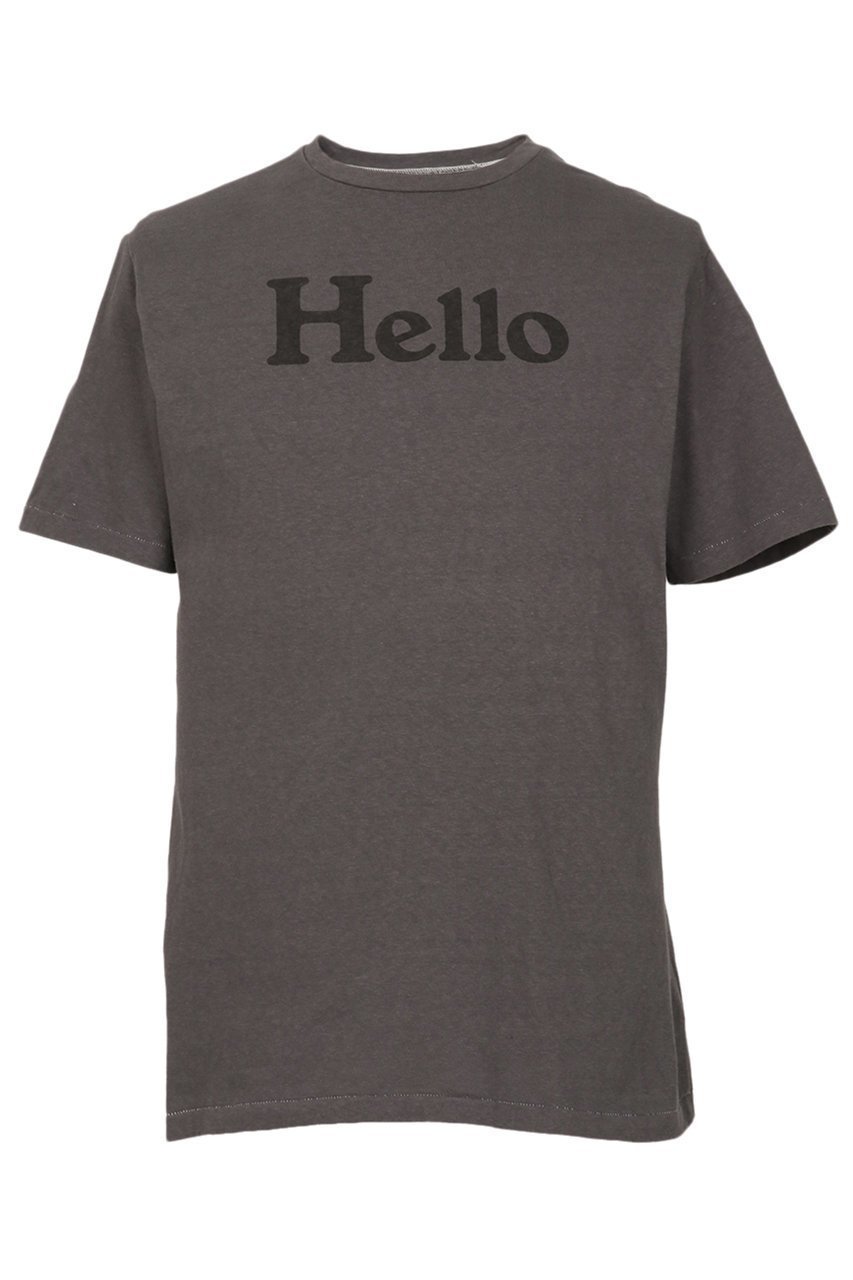 【マディソンブルー/MADISONBLUE / MEN】の【MEN】HELLO TEE MNS/HELLO Tシャツ インテリア・キッズ・メンズ・レディースファッション・服の通販 founy(ファニー) 　ファッション　Fashion　メンズファッション　Fashion for Men　トップス・カットソー　Cut & Sew Tops　メンズシャツ　Shirts　インナー　Innerwear　ショート　Short, Short Length　ジャケット　Jacket, Outerwear　スリーブ　Sleeve, Long Sleeve / Short Sleeve　プリント　Print, Printed Pattern　夏　Summer　春　Spring　S/S・春夏　SS, Spring/Summer, Warm Season　グレー|ID: prp329100004929187 ipo3291000000036991712
