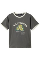 【メゾンスペシャル/MAISON SPECIAL】のWILDFLOWER Ringer T-shirt/WILDFLOWERリンガーTシャツ BLK(ブラック)|ID: prp329100004929193 ipo3291000000036991793
