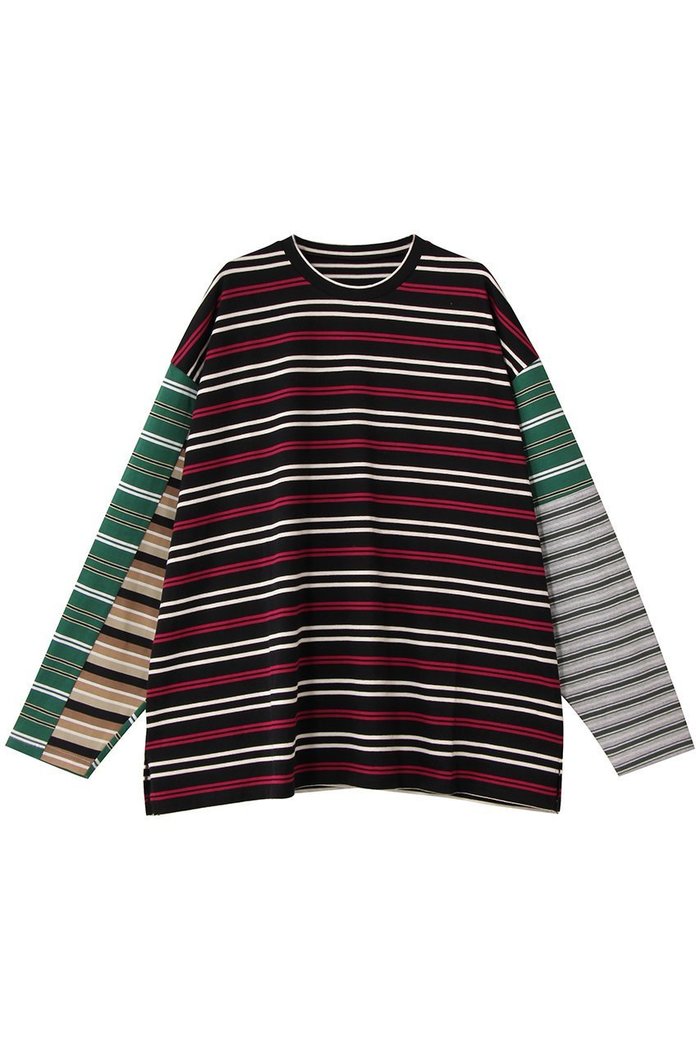 【メゾンスペシャル/MAISON SPECIAL】のMulti Stripe Long Sleeve T-shirt/マルチストライプロンTEE インテリア・キッズ・メンズ・レディースファッション・服の通販 founy(ファウニー) https://founy.com/ ファッション Fashion レディースファッション Fashion for Women トップス・カットソー Cut & Sew Tops シャツ・ブラウス・オフィスカジュアル Elegant Blouses & Button-Ups ロングTシャツ・Tシャツ Longline T-Shirts & Tees カットソー・ベーシックTシャツ Cut-and-Sewn Tops / Stretch Tees & Basics カットソー Cut and Sewn Top シンプル Simple, Minimal スリーブ Sleeve, Long Sleeve / Short Sleeve ボトム Bottoms, Lower Wear ボーダー Border, Stripe ロング Long, Long-Length |ID: prp329100004929199 ipo3291000000036991857