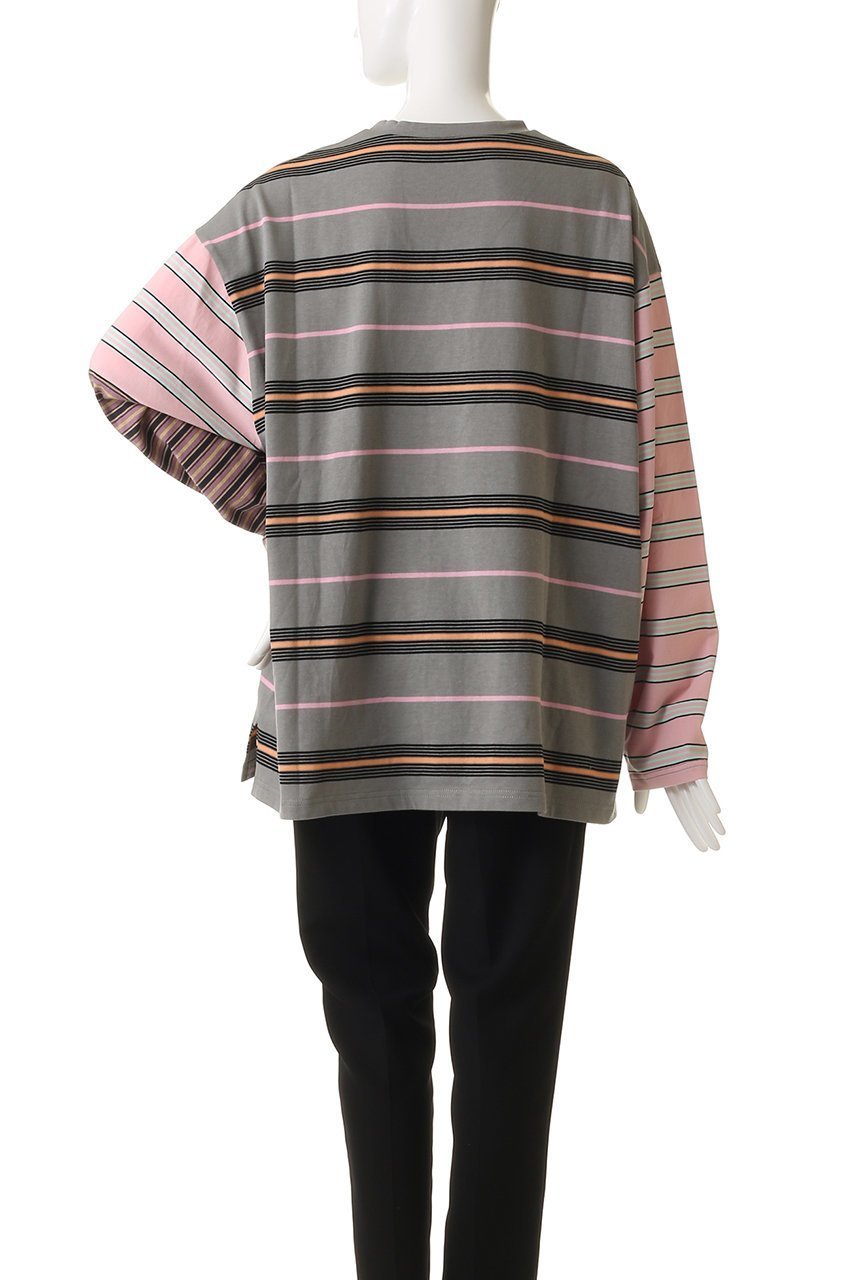 【メゾンスペシャル/MAISON SPECIAL】のMulti Stripe Long Sleeve T-shirt/マルチストライプロンTEE 人気、トレンドファッション・服の通販 founy(ファニー) 　ファッション　Fashion　レディースファッション　Fashion for Women　トップス・カットソー　Cut & Sew Tops　シャツ・ブラウス・オフィスカジュアル　Elegant Blouses & Button-Ups　ロングTシャツ・Tシャツ　Longline T-Shirts & Tees　カットソー・ベーシックTシャツ　Cut-and-Sewn Tops / Stretch Tees & Basics　カットソー　Cut and Sewn Top　シンプル　Simple, Minimal　スリーブ　Sleeve, Long Sleeve / Short Sleeve　ボトム　Bottoms, Lower Wear　ボーダー　Border, Stripe　ロング　Long, Long-Length　other-4|ID: prp329100004929199 ipo3291000000036991871