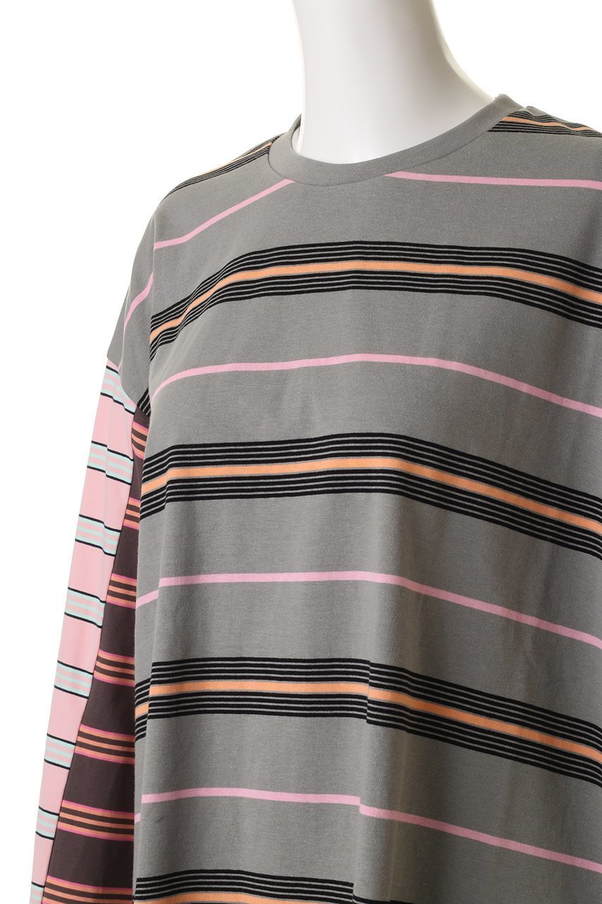【メゾンスペシャル/MAISON SPECIAL】のMulti Stripe Long Sleeve T-shirt/マルチストライプロンTEE 人気、トレンドファッション・服の通販 founy(ファニー) 　ファッション　Fashion　レディースファッション　Fashion for Women　トップス・カットソー　Cut & Sew Tops　シャツ・ブラウス・オフィスカジュアル　Elegant Blouses & Button-Ups　ロングTシャツ・Tシャツ　Longline T-Shirts & Tees　カットソー・ベーシックTシャツ　Cut-and-Sewn Tops / Stretch Tees & Basics　カットソー　Cut and Sewn Top　シンプル　Simple, Minimal　スリーブ　Sleeve, Long Sleeve / Short Sleeve　ボトム　Bottoms, Lower Wear　ボーダー　Border, Stripe　ロング　Long, Long-Length　other-5|ID: prp329100004929199 ipo3291000000036991873