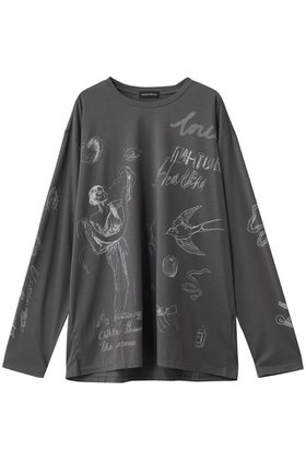 【メゾンスペシャル/MAISON SPECIAL】のDrawing Long Sleeve T-shirt/ドローイングロンTEE 人気、トレンドファッション・服の通販 founy(ファニー) ファッション Fashion レディースファッション Fashion for Women トップス・カットソー Cut & Sew Tops シャツ・ブラウス・オフィスカジュアル Elegant Blouses & Button-Ups ロングTシャツ・Tシャツ Longline T-Shirts & Tees カットソー・ベーシックTシャツ Cut-and-Sewn Tops / Stretch Tees & Basics カットソー Cut and Sewn Top スリーブ Sleeve, Long Sleeve / Short Sleeve プリント Print, Printed Pattern ロング Long, Long-Length 秋 Autumn |ID:prp329100004929200