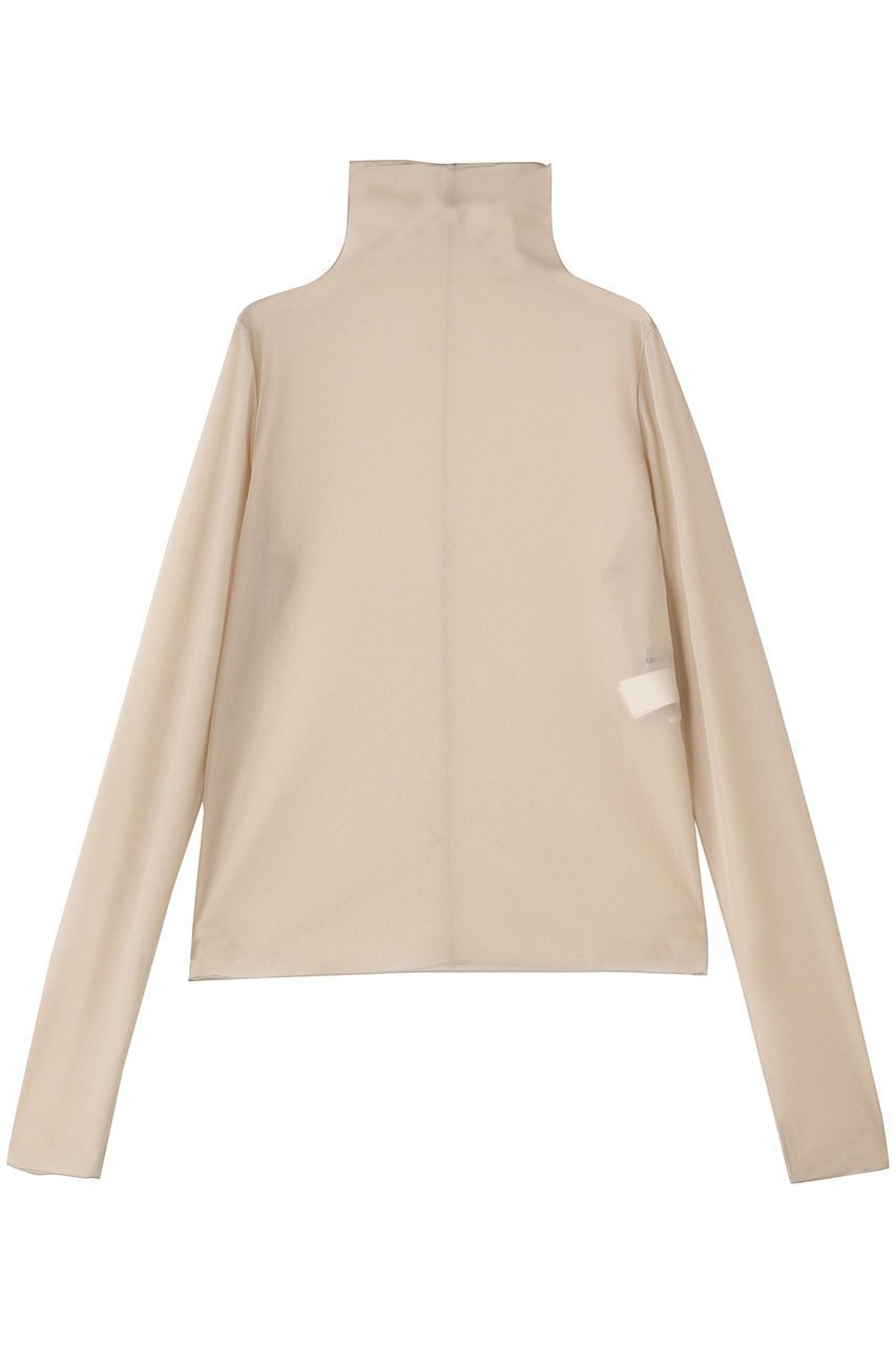 【デパリエ/DEPAREILLE】のシフォンハイネックトップ インテリア・キッズ・メンズ・レディースファッション・服の通販 founy(ファニー) 　ファッション　Fashion　レディースファッション　Fashion for Women　トップス・カットソー　Cut & Sew Tops　シャツ・ブラウス・オフィスカジュアル　Elegant Blouses & Button-Ups　ロングTシャツ・Tシャツ　Longline T-Shirts & Tees　カットソー・ベーシックTシャツ　Cut-and-Sewn Tops / Stretch Tees & Basics　インナー　Innerwear　キャミ　Camisole, Cami Top　シンプル　Simple, Minimal　スリーブ　Sleeve, Long Sleeve / Short Sleeve　タートルネック　Turtleneck, High Neck　トレンド　Trend, Trending Now　ビスチェ　Bustier, Corset Top　ロング　Long, Long-Length　エレガント 上品　Elegant　ベージュ|ID: prp329100004929201 ipo3291000000036991911