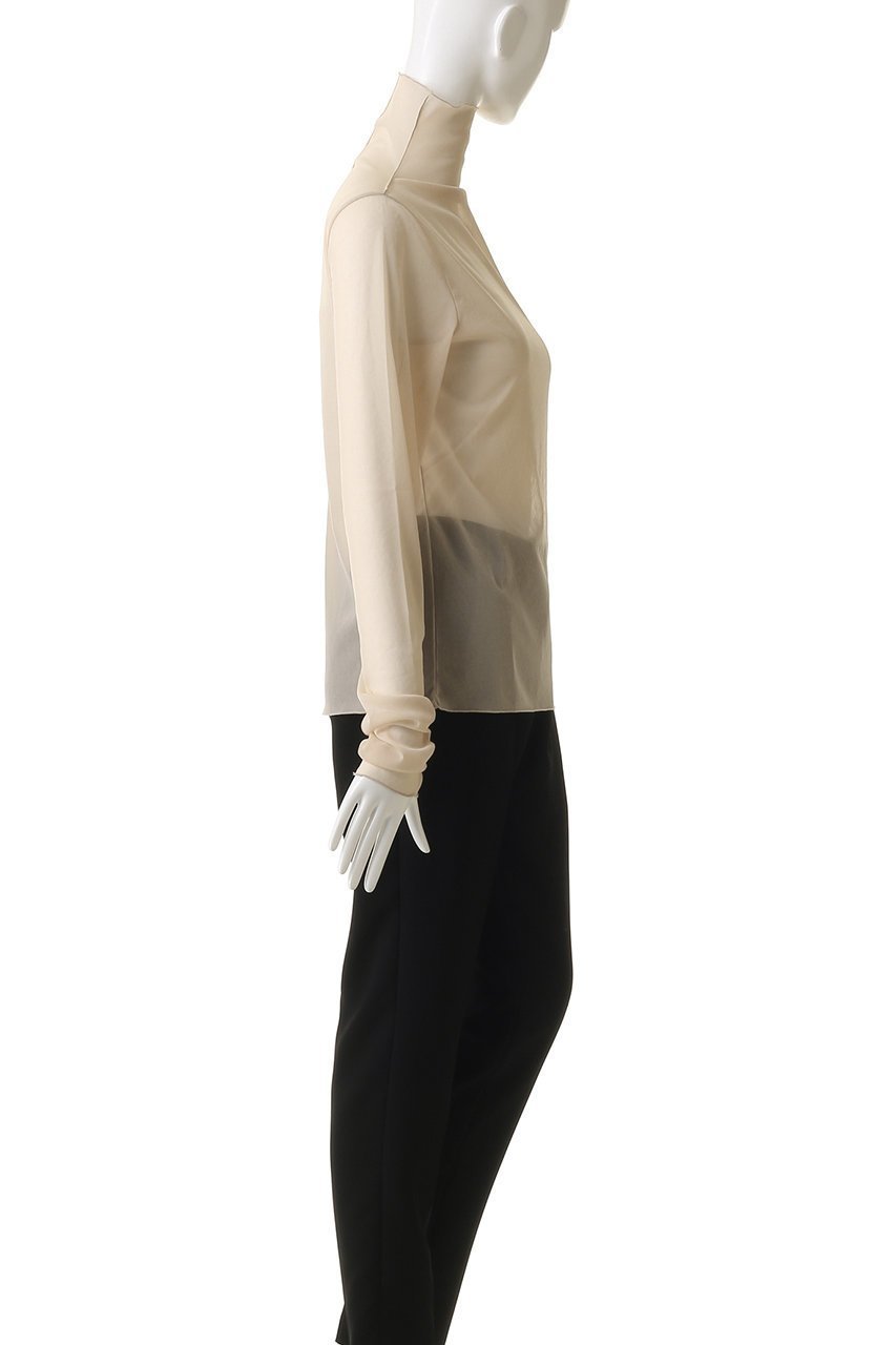 【デパリエ/DEPAREILLE】のシフォンハイネックトップ 人気、トレンドファッション・服の通販 founy(ファニー) 　ファッション　Fashion　レディースファッション　Fashion for Women　トップス・カットソー　Cut & Sew Tops　シャツ・ブラウス・オフィスカジュアル　Elegant Blouses & Button-Ups　ロングTシャツ・Tシャツ　Longline T-Shirts & Tees　カットソー・ベーシックTシャツ　Cut-and-Sewn Tops / Stretch Tees & Basics　インナー　Innerwear　キャミ　Camisole, Cami Top　シンプル　Simple, Minimal　スリーブ　Sleeve, Long Sleeve / Short Sleeve　タートルネック　Turtleneck, High Neck　トレンド　Trend, Trending Now　ビスチェ　Bustier, Corset Top　ロング　Long, Long-Length　エレガント 上品　Elegant　other-3|ID: prp329100004929201 ipo3291000000036991917