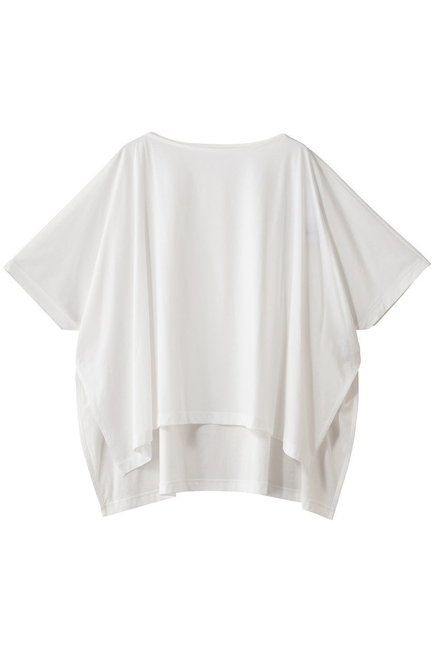 【アンクレイヴ/uncrave】のプレミアムジャージー ポンチョトップス インテリア・キッズ・メンズ・レディースファッション・服の通販 founy(ファニー) 　ファッション　Fashion　レディースファッション　Fashion for Women　アウター　Coat / Outerwear Collection　ポンチョ・ケープコート　Ponchos & Capes　トップス・カットソー　Cut & Sew Tops　シャツ・ブラウス・オフィスカジュアル　Elegant Blouses & Button-Ups　ロングTシャツ・Tシャツ　Longline T-Shirts & Tees　カットソー・ベーシックTシャツ　Cut-and-Sewn Tops / Stretch Tees & Basics　インド　Indian Textile　ショート　Short, Short Length　シルケット　Silket, Silky Cotton　スリット　Slit, Slit Detail　スリーブ　Sleeve, Long Sleeve / Short Sleeve　ドレープ　Drape, Draping Fabric　プレミアム　Premium, High-End　ベーシック　Basic, Essential　ホワイト|ID: prp329100004929213 ipo3291000000036992020