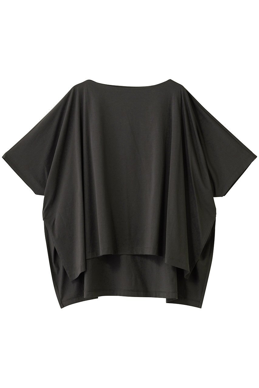 【アンクレイヴ/uncrave】のプレミアムジャージー ポンチョトップス インテリア・キッズ・メンズ・レディースファッション・服の通販 founy(ファニー) 　ファッション　Fashion　レディースファッション　Fashion for Women　アウター　Coat / Outerwear Collection　ポンチョ・ケープコート　Ponchos & Capes　トップス・カットソー　Cut & Sew Tops　シャツ・ブラウス・オフィスカジュアル　Elegant Blouses & Button-Ups　ロングTシャツ・Tシャツ　Longline T-Shirts & Tees　カットソー・ベーシックTシャツ　Cut-and-Sewn Tops / Stretch Tees & Basics　インド　Indian Textile　ショート　Short, Short Length　シルケット　Silket, Silky Cotton　スリット　Slit, Slit Detail　スリーブ　Sleeve, Long Sleeve / Short Sleeve　ドレープ　Drape, Draping Fabric　プレミアム　Premium, High-End　ベーシック　Basic, Essential　スレート|ID: prp329100004929213 ipo3291000000036992024