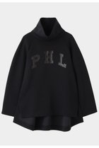 【ル フィル/LE PHIL】の《LE PHIL SPORTS》ライトダンボールレタードプルオーバー ブラック|ID: prp329100004929221 ipo3291000000036992103
